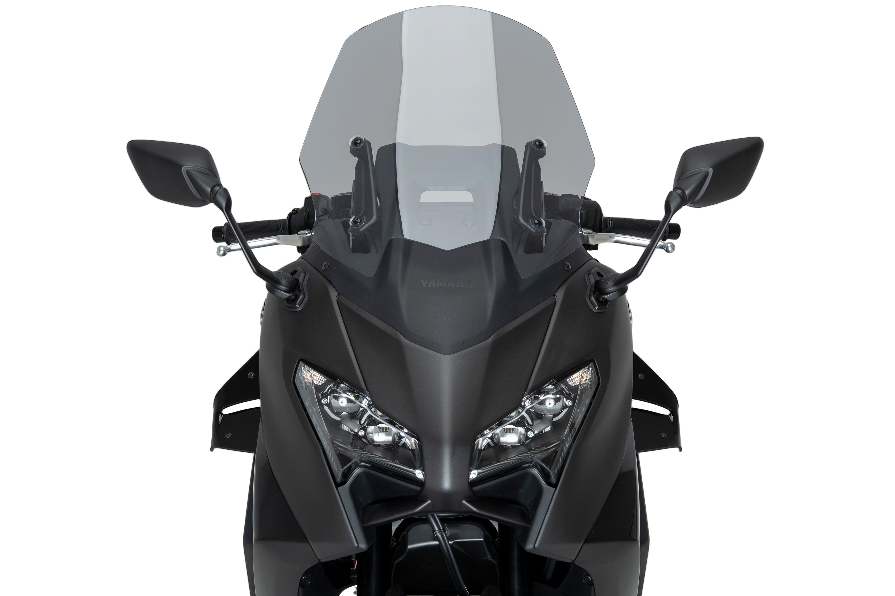 Puig D12 Side Wings | Gloss Black | Yamaha TMAX 560 2022>Current - Pyramid Motorcycle Accessories