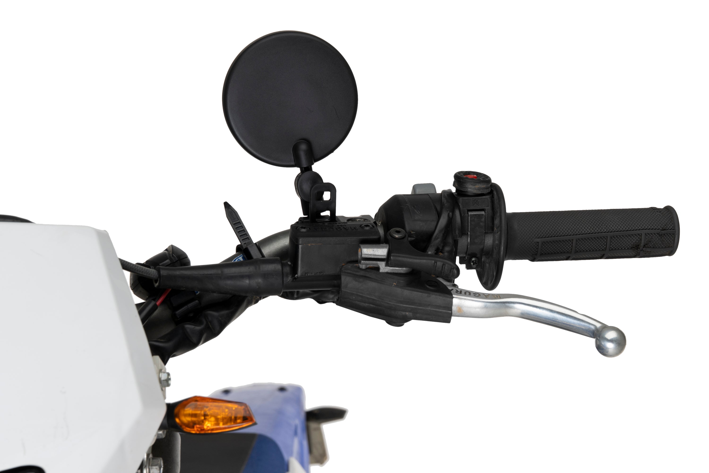 Puig Crono Mirror - Universal Bar Mount | Black - Pyramid Motorcycle Accessories