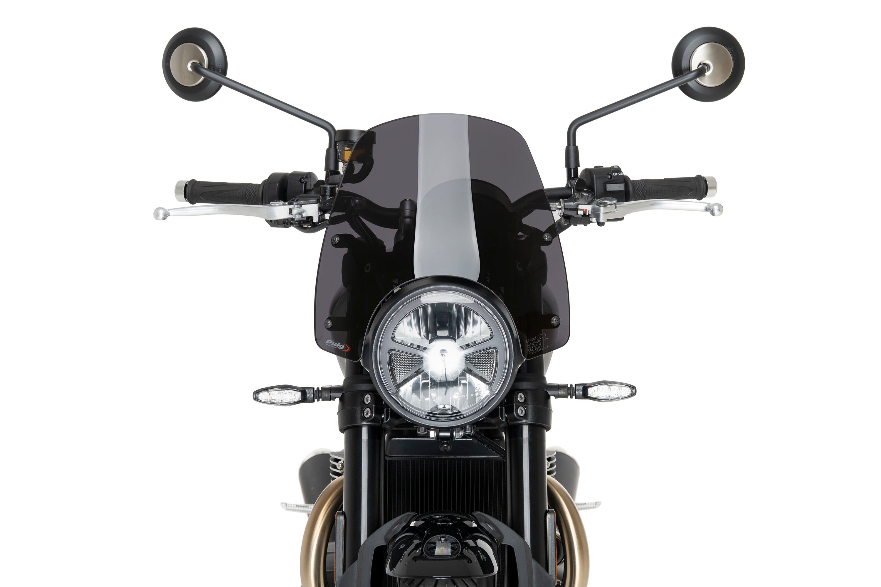 Puig Sport Screen | Dark Smoke | Triumph Speed Twin 900 / 1200 / 1200 RS - Pyramid Motorcycle Accessories