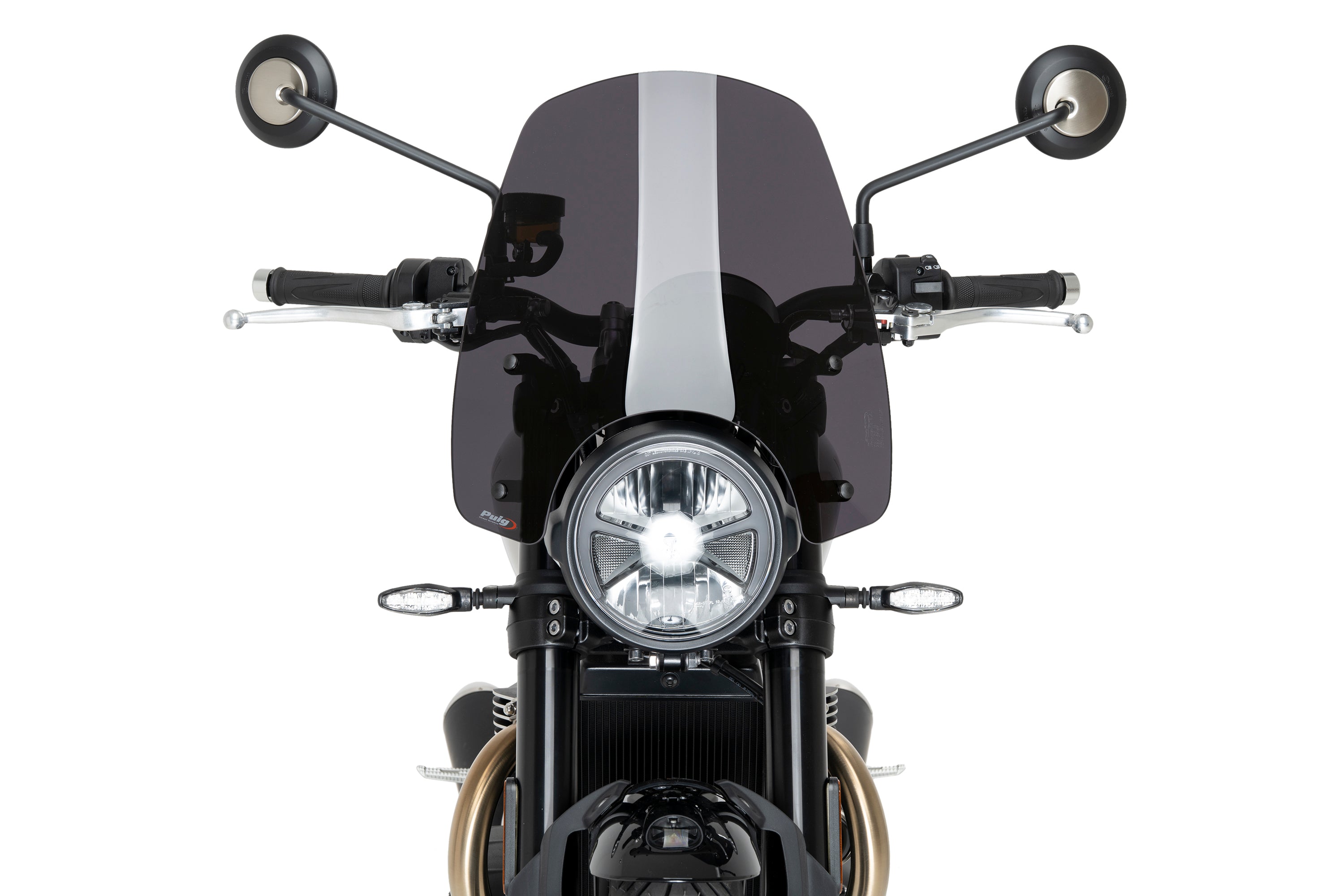 Puig Touring Screen | Dark Smoke | Triumph Speed Twin 900 / 1200 / 1200 RS - Pyramid Motorcycle Accessories