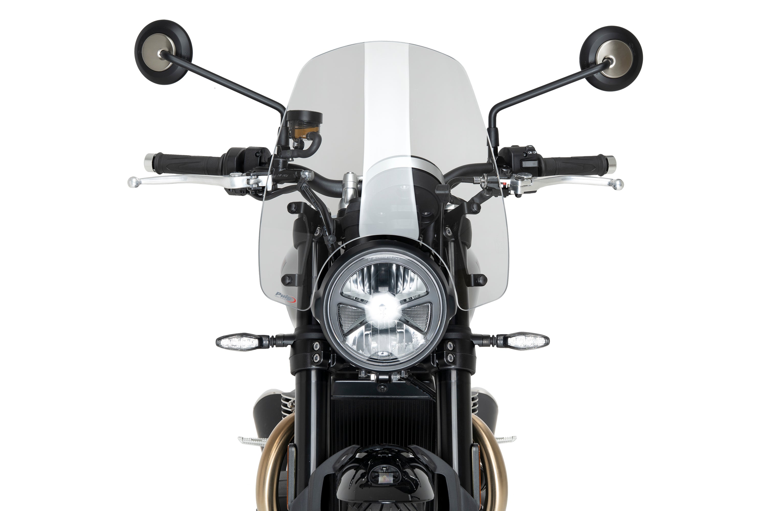 Puig Touring Screen | Clear | Triumph Speed Twin 900 / 1200 / 1200 RS - Pyramid Motorcycle Accessories