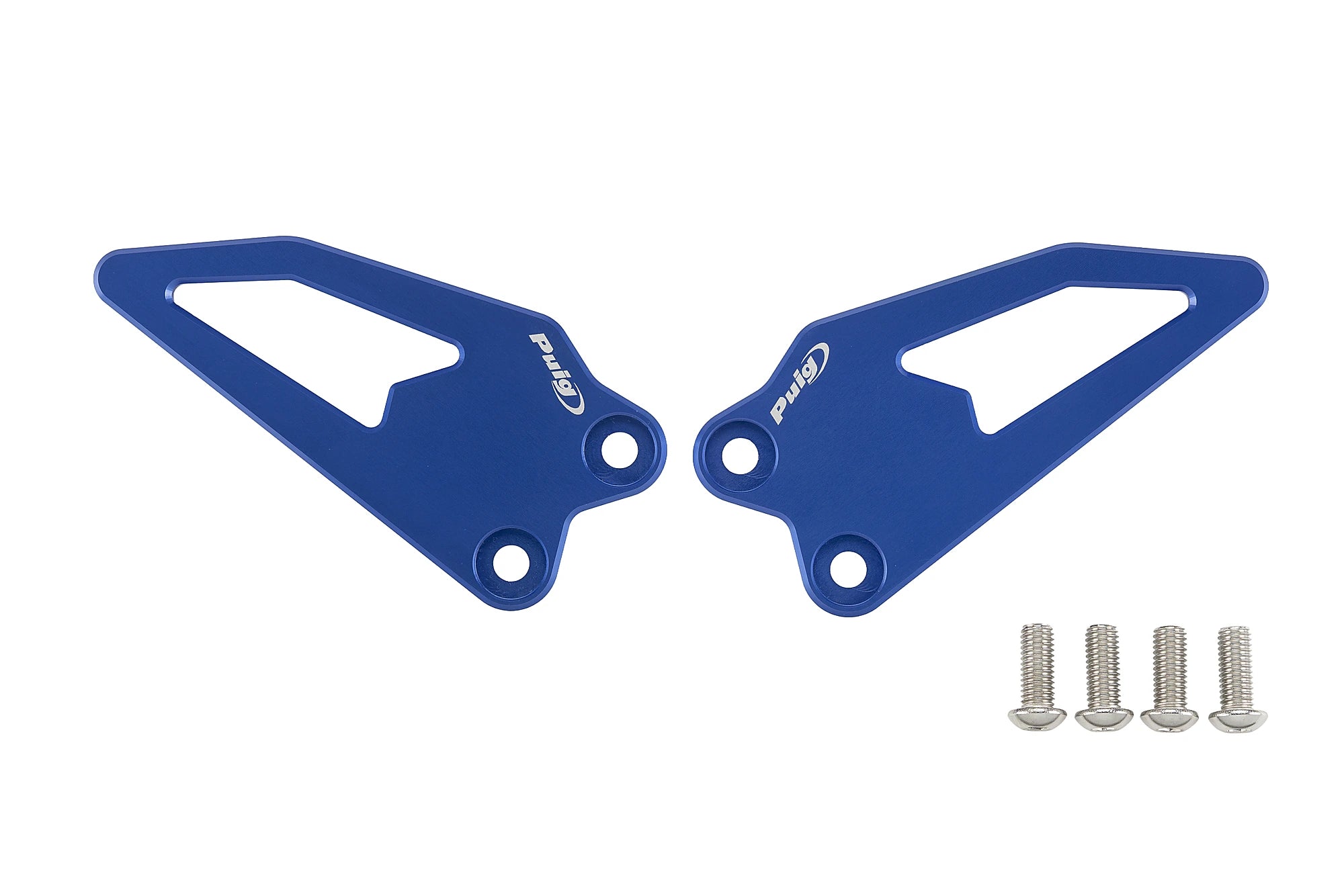 Puig Heel Plates | Blue | Yamaha R9 2025>Currentย -ย ย Pyramid Motorcycle Accessories