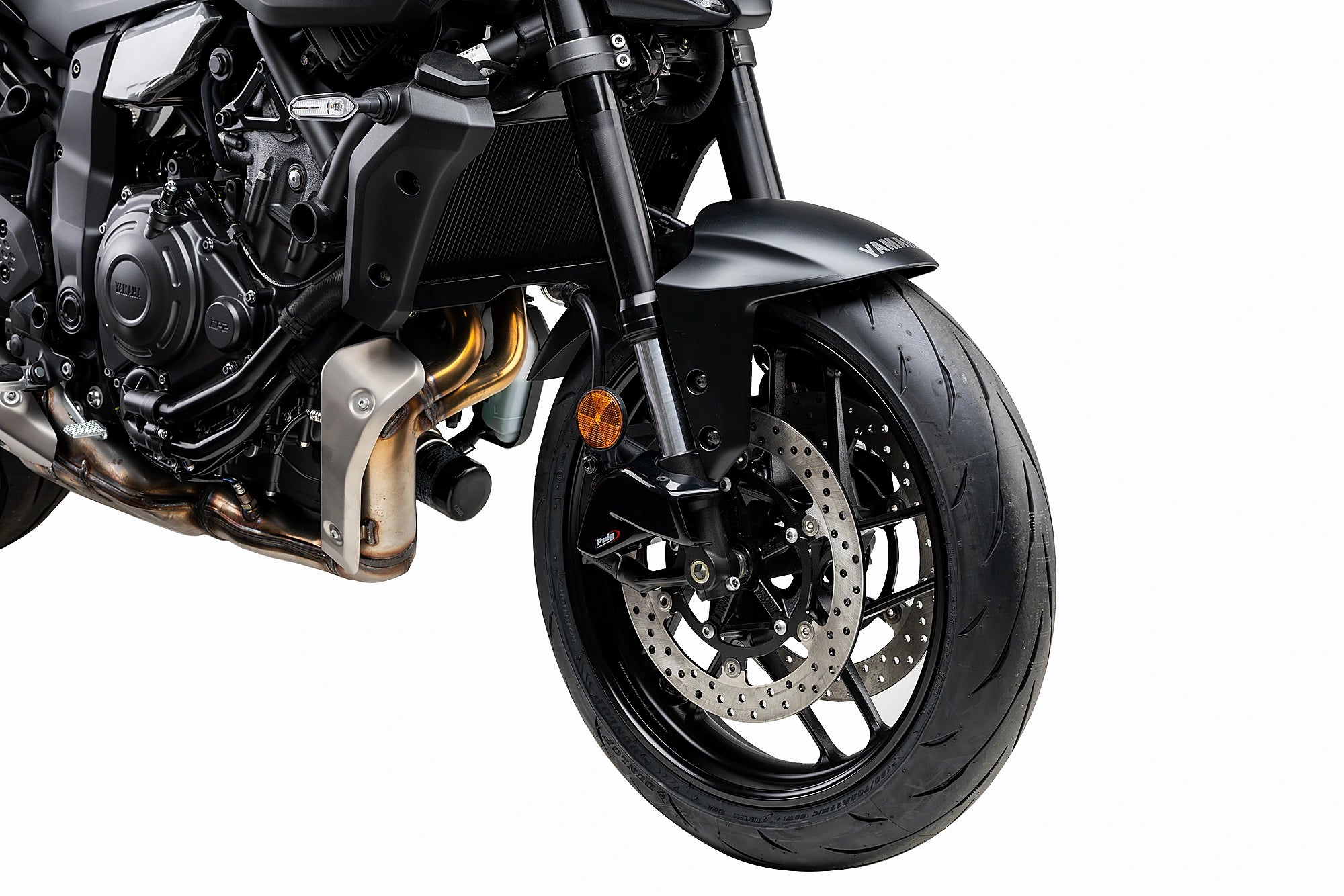 Puig Brake Ducts | Gloss Black | Yamaha MT-07 2025>Current - Pyramid Motorcycle Accessories