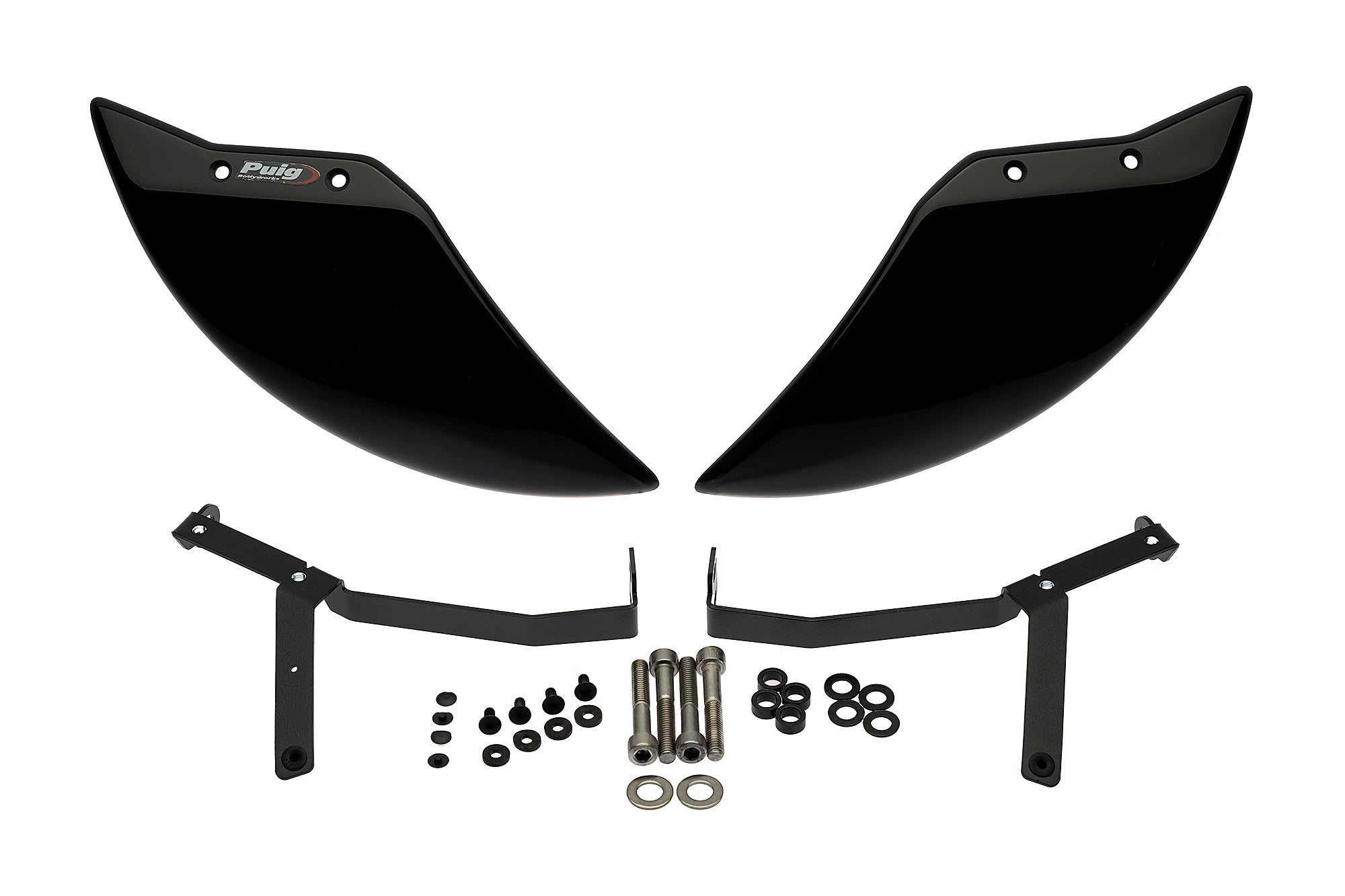 Puig Aero Wheel Deflector | Gloss Black | Honda CB1000 Hornet inc. SP 2025>Current - Pyramid Motorcycle Accessories