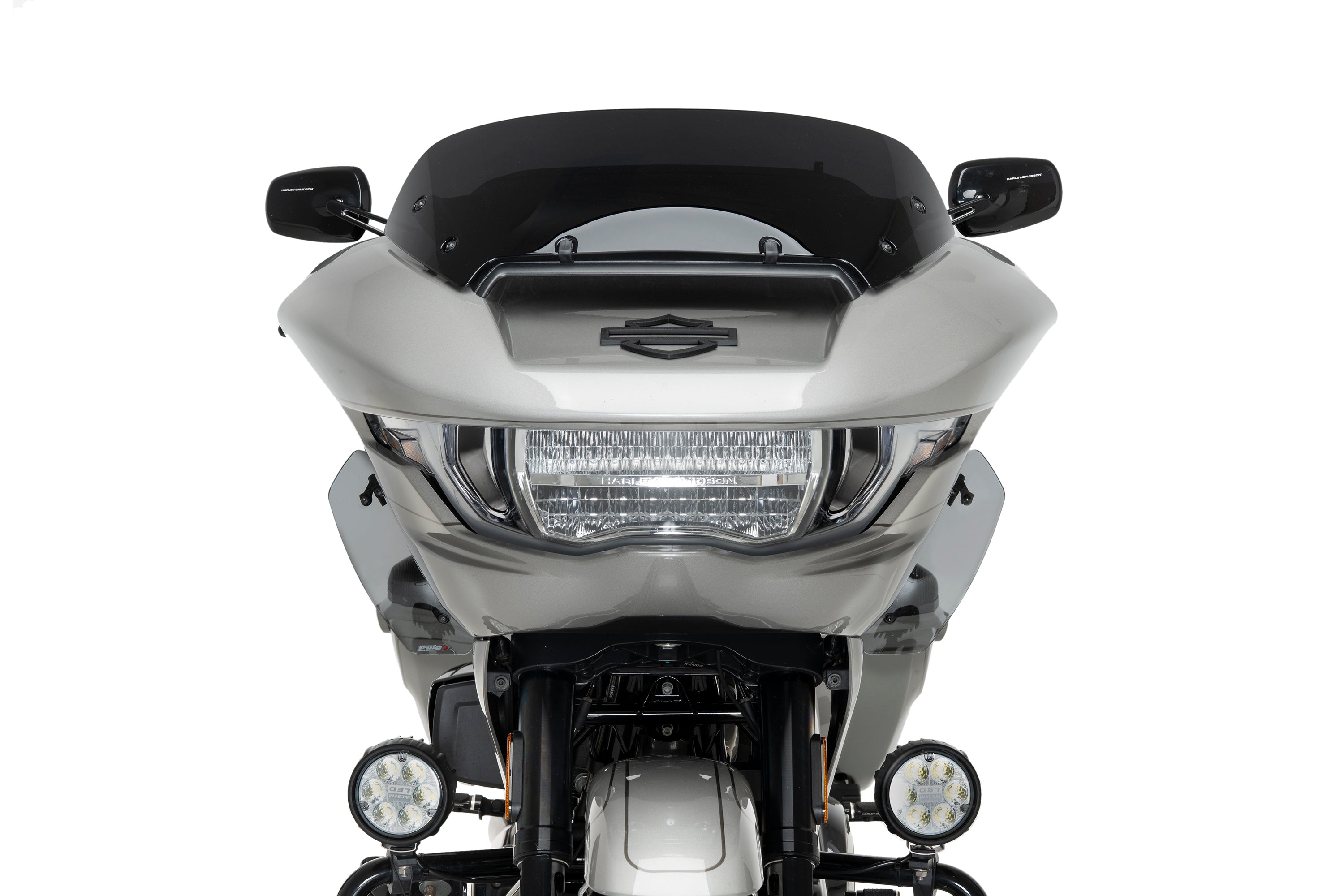 Puig Lower Wind Deflectors | Light Smoke | Harley Davidson Road Glide (FLTRX) 2024>Current - Pyramid Motorcycle Accessories