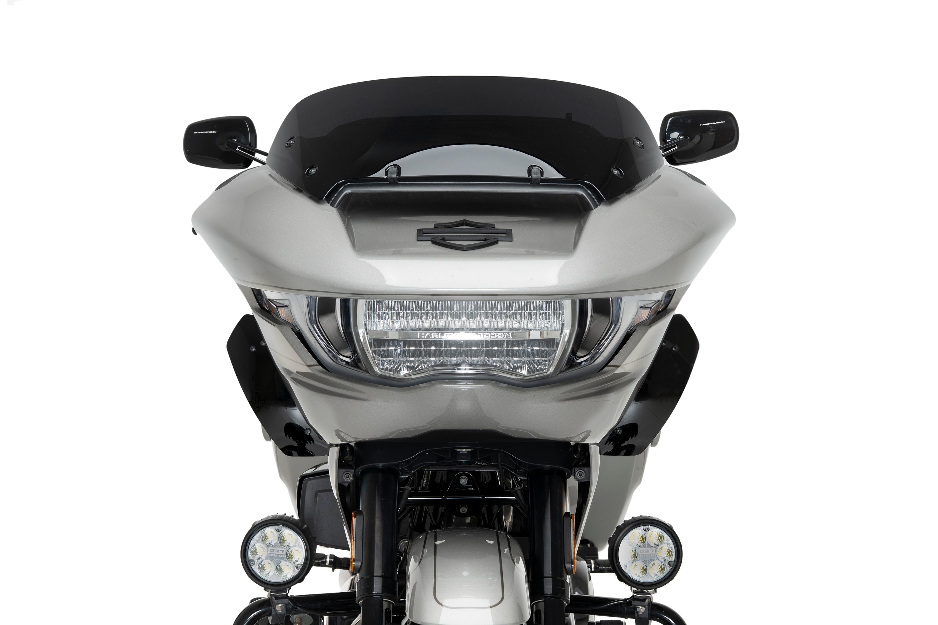 Puig Lower Wind Deflectors | Black (Opaque) | Harley Davidson Road Glide (FLTRX) 2024>Current - Pyramid Motorcycle Accessories