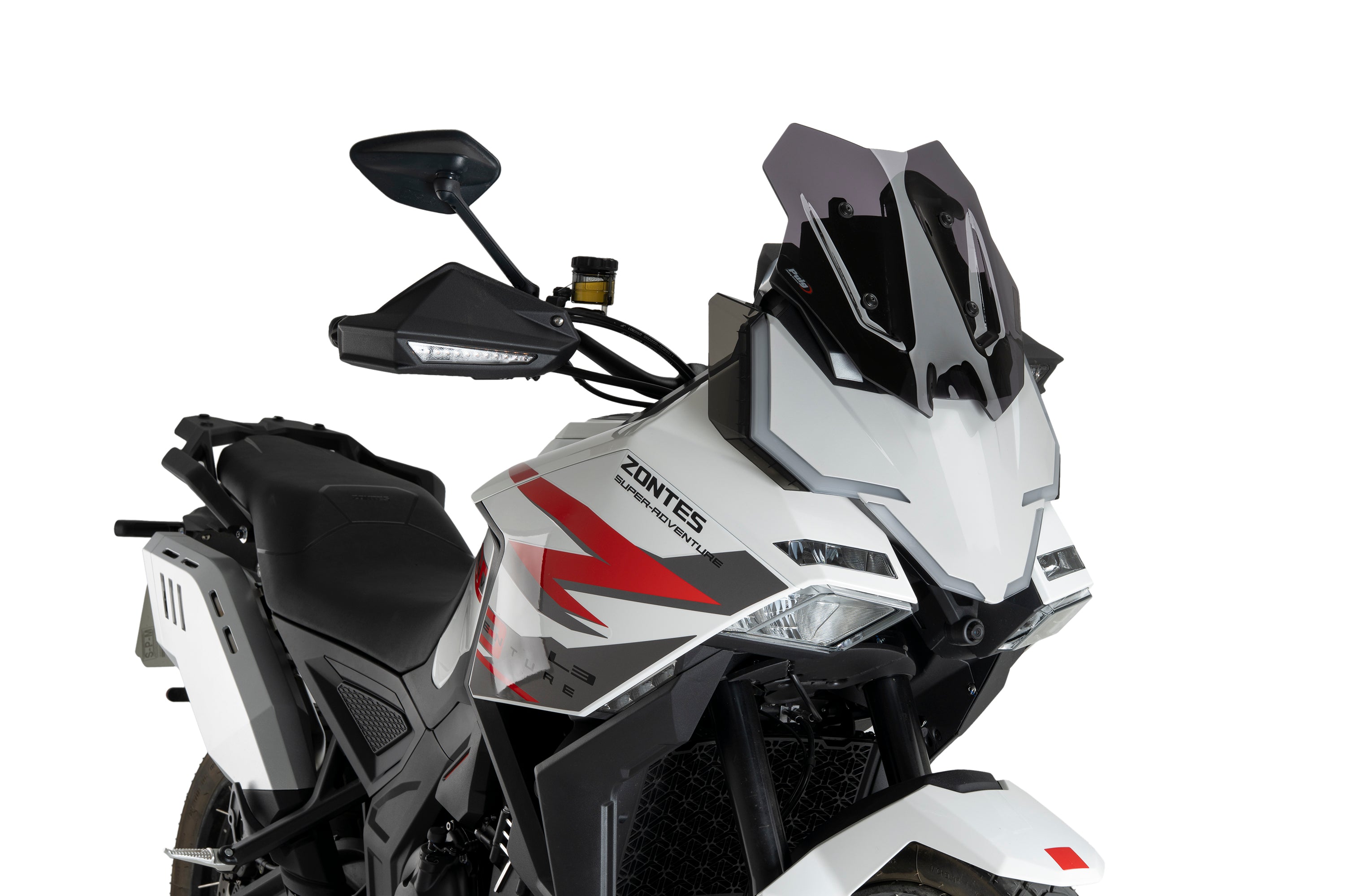 Puig Sport Screen | Dark Smoke | Zontes ZT-703F 2024>2025 - Pyramid Motorcycle Accessories