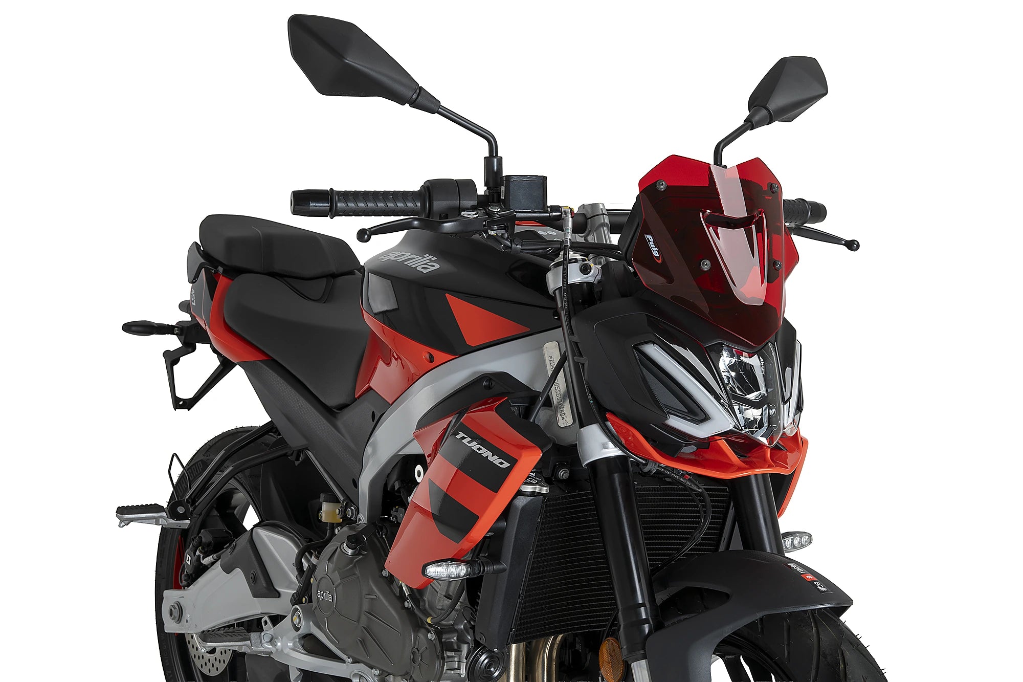 Puig Sport Screen | Red | Aprilia Tuono 457 2025>Current - Pyramid Motorcycle Accessories