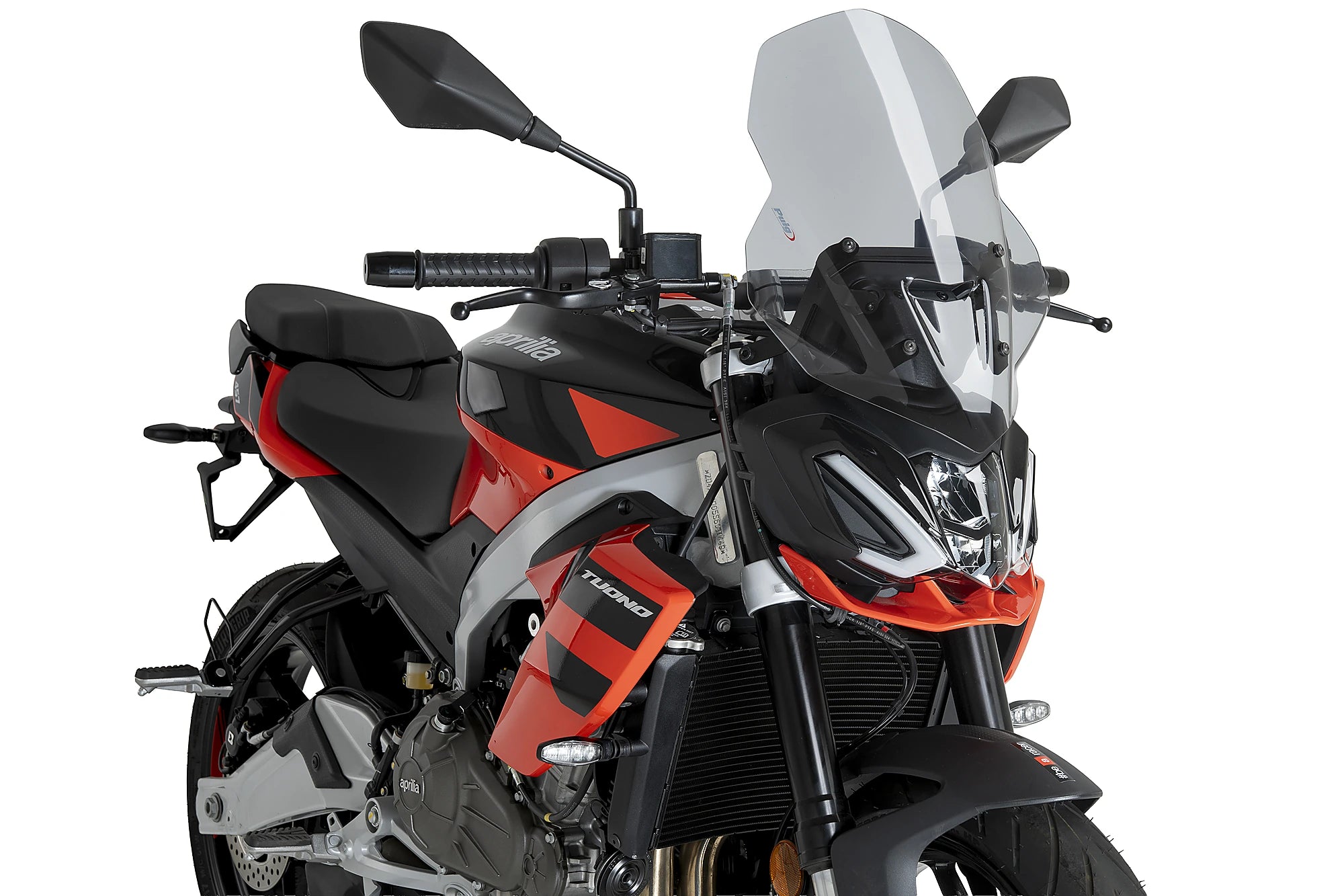 Puig Touring Screen | Light Smoke | Aprilia Tuono 457 2025>Current - Pyramid Motorcycle Accessories