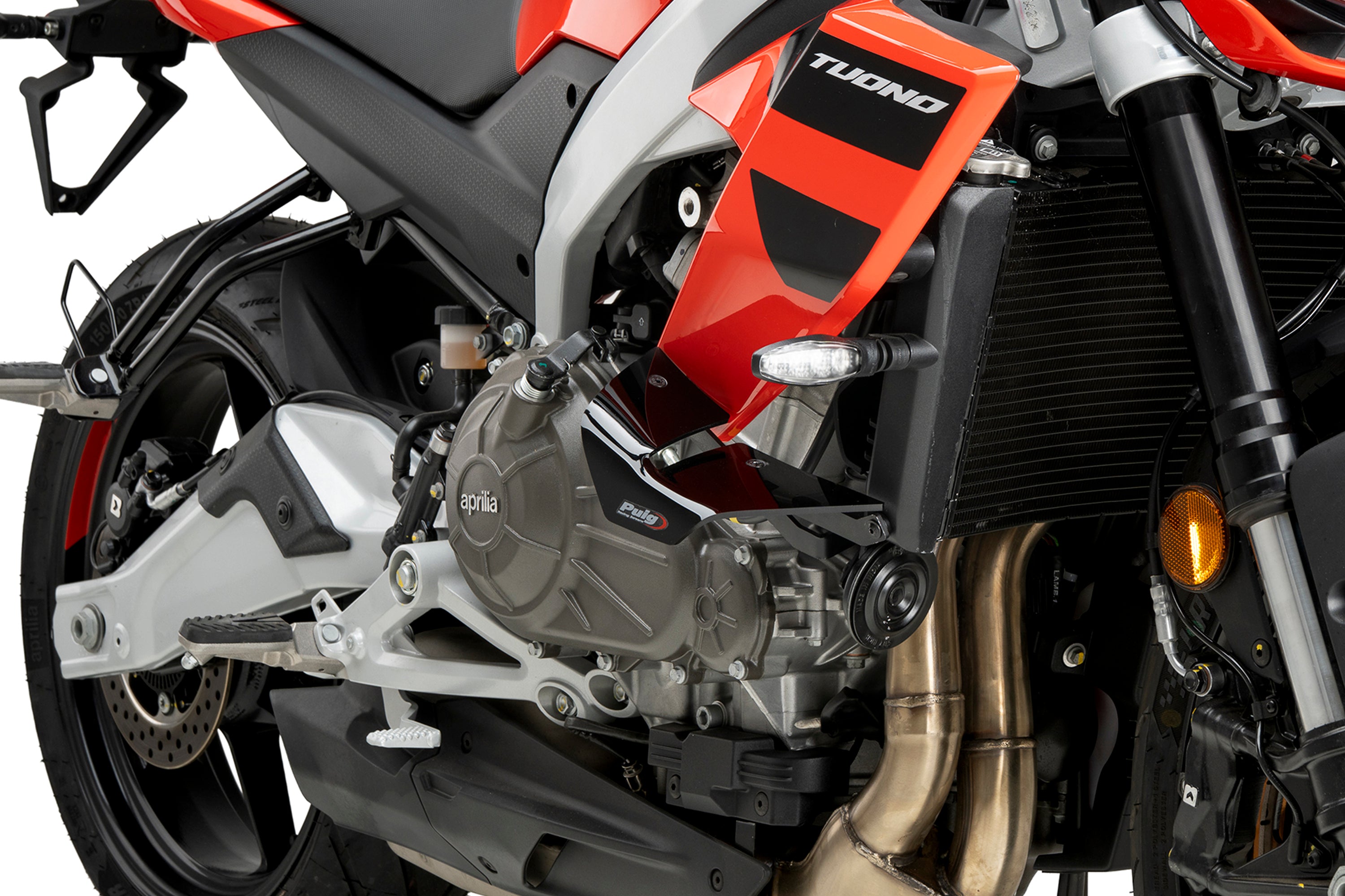 Puig D12 Side Wings | Gloss Black | Aprilia Tuono 457 2025>2026 - Pyramid Motorcycle Accessories