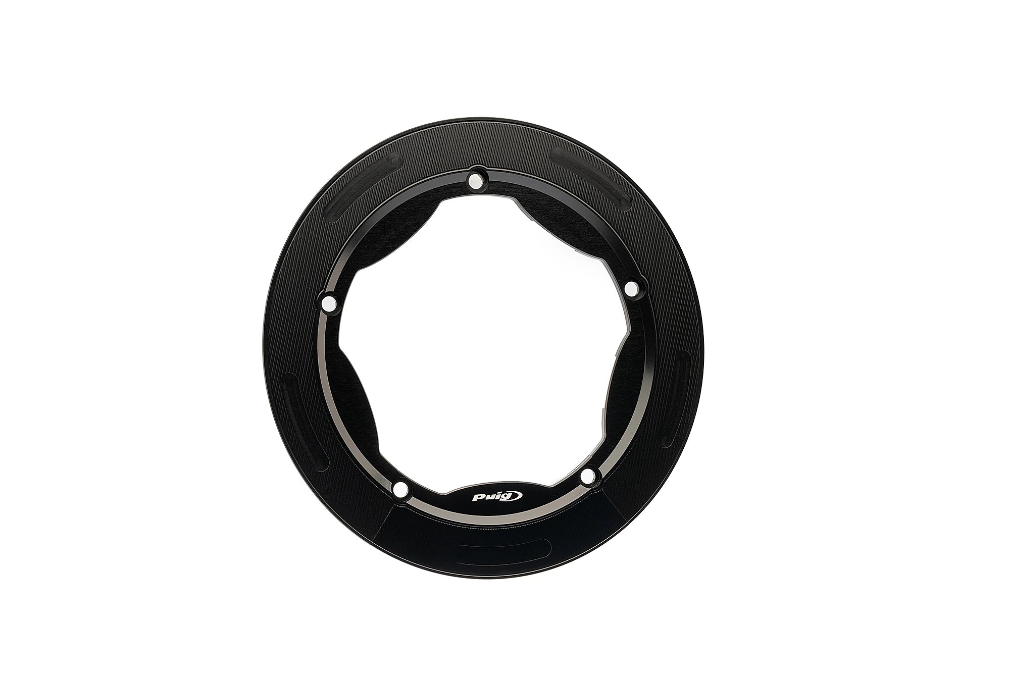 Puig Shaft Ring Trim - 2 Piece Kit | Black | Yamaha TMAX 530 / 560 - Pyramid Motorcycle Accessories