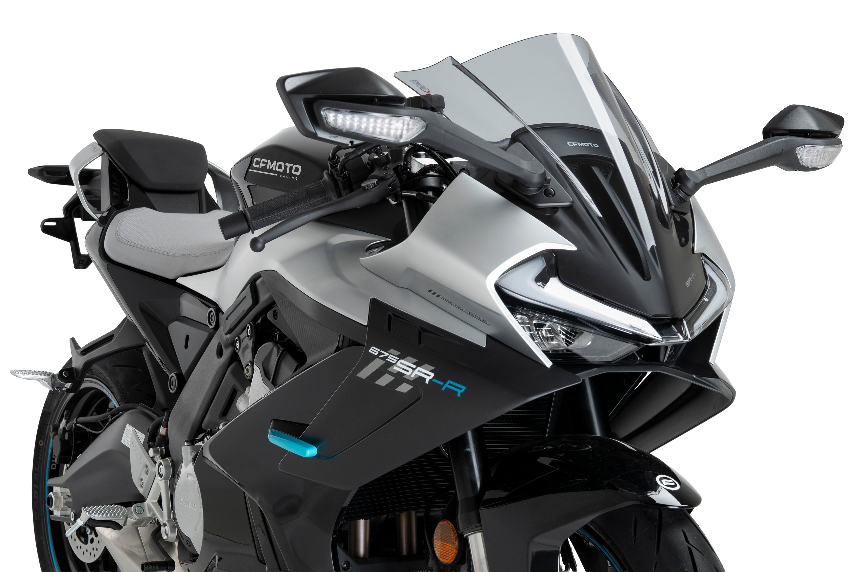 Puig Z-Racing Screen | Light Smoke | CFMoto 675SR-R 2025>Current - Pyramid Motorcycle Accessories