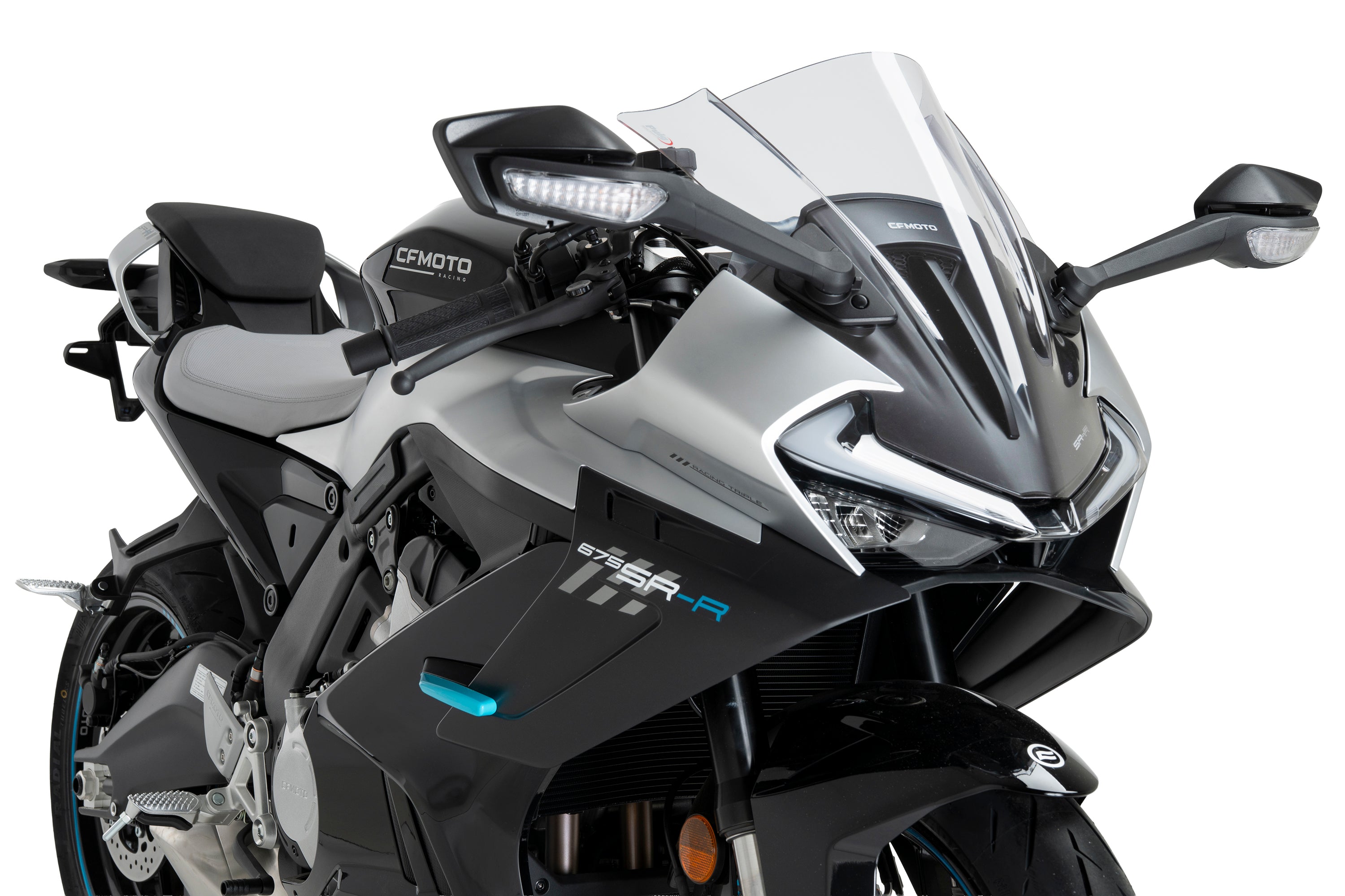 Puig Z-Racing Screen | Clear | CFMoto 675SR-R 2025>Current - Pyramid Motorcycle Accessories