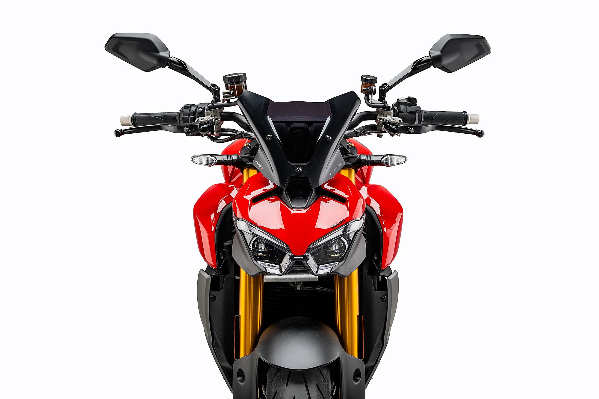Puig Sport Screen | Dark Smoke | Ducati Streetfighter V2/V2 S 2025>Current - Pyramid Motorcycle Accessories