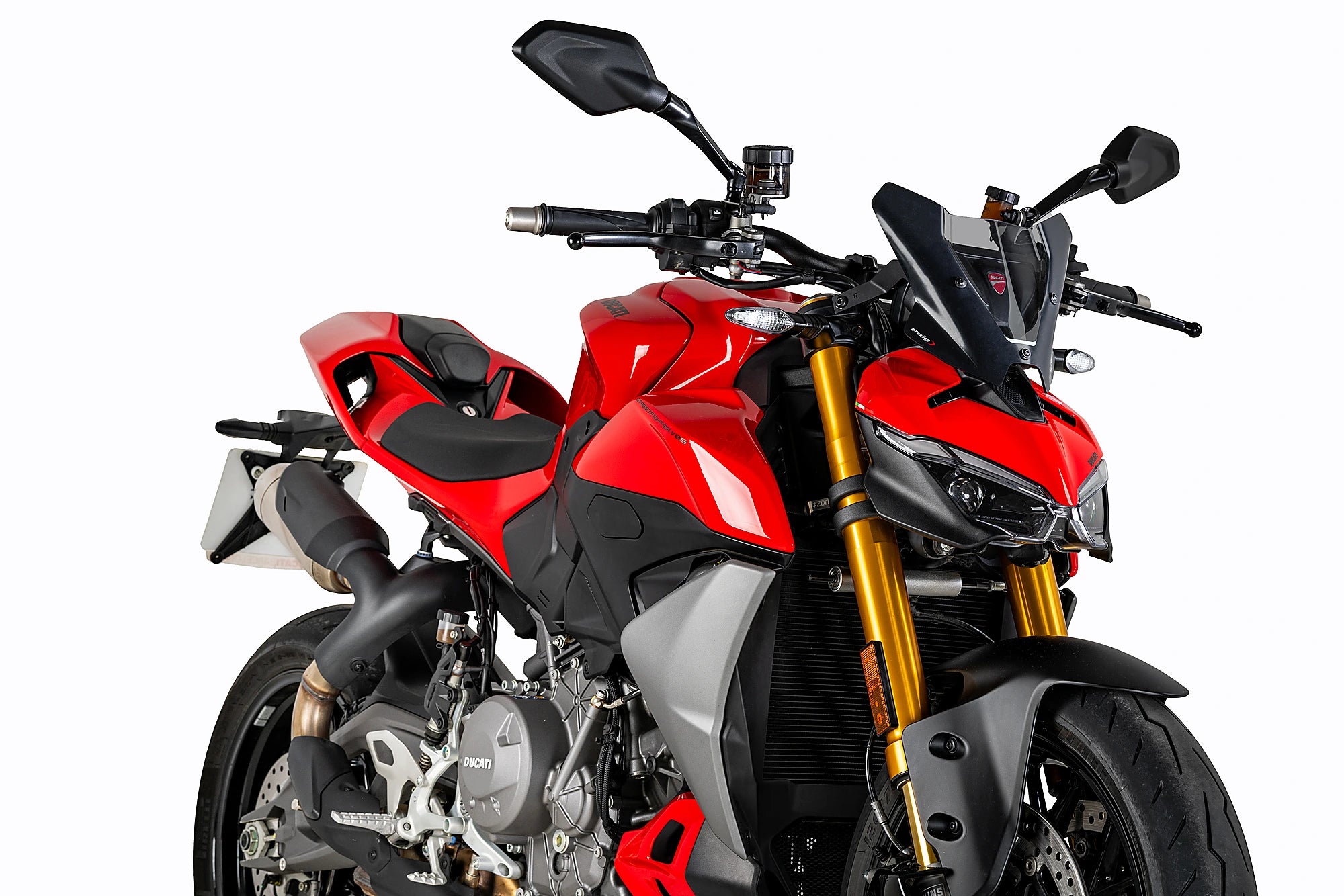 Puig Sport Screen | Light Smoke | Ducati Streetfighter V2/V2 S 2025>Current - Pyramid Motorcycle Accessories