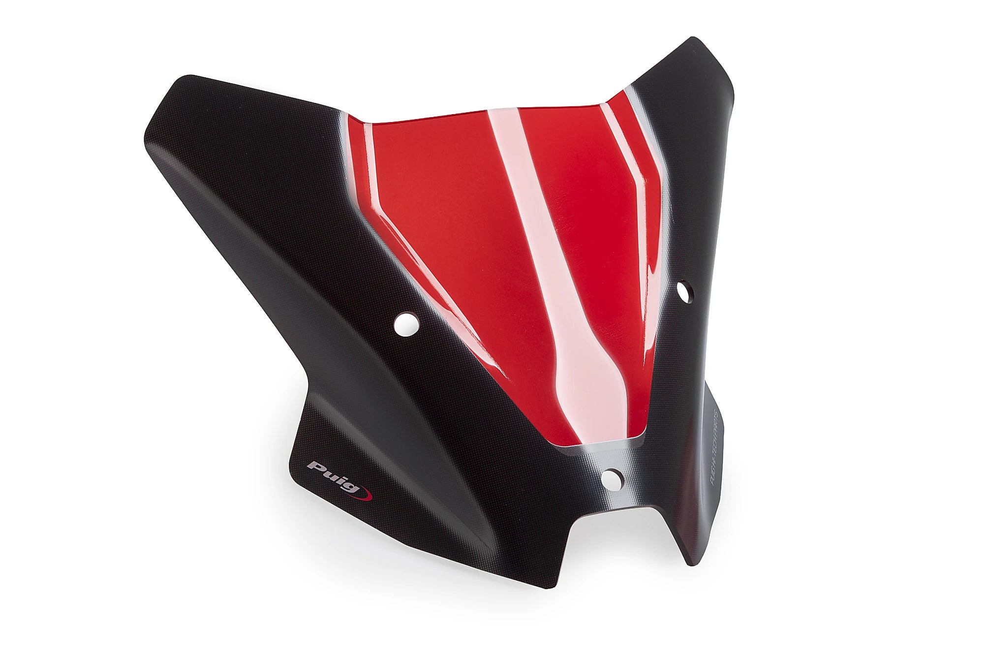 Puig Sport Screen | Red | Ducati Streetfighter V2/V2 S 2025>Current - Pyramid Motorcycle Accessories