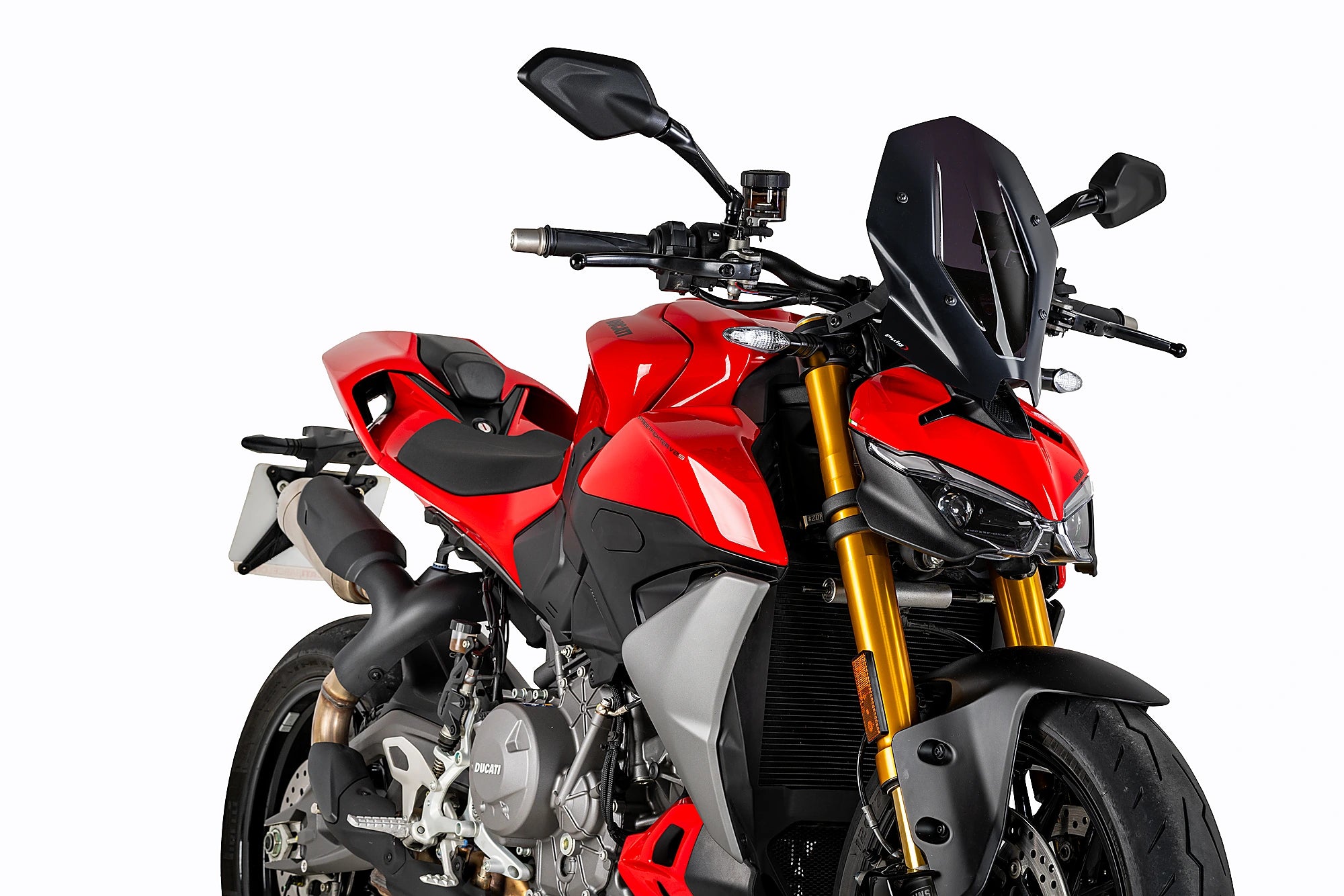 Puig Touring Screen | Dark Smoke | Ducati Streetfighter V2/V2 S 2025>Current - Pyramid Motorcycle Accessories