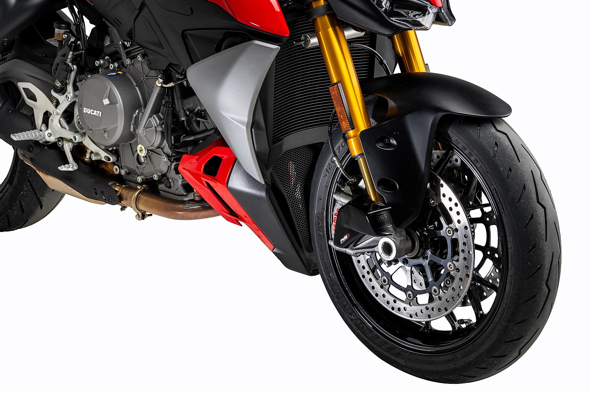 Puig Brake Ducts | Gloss Black | Ducati Streetfighter V2/V2 S 2025>Current - Pyramid Motorcycle Accessories
