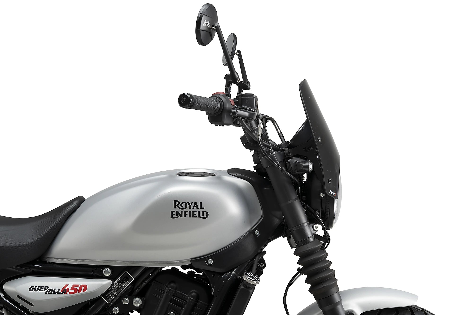 Puig Sport Screen | Dark Smoke | Royal Enfield Guerrilla 450 2024>Current