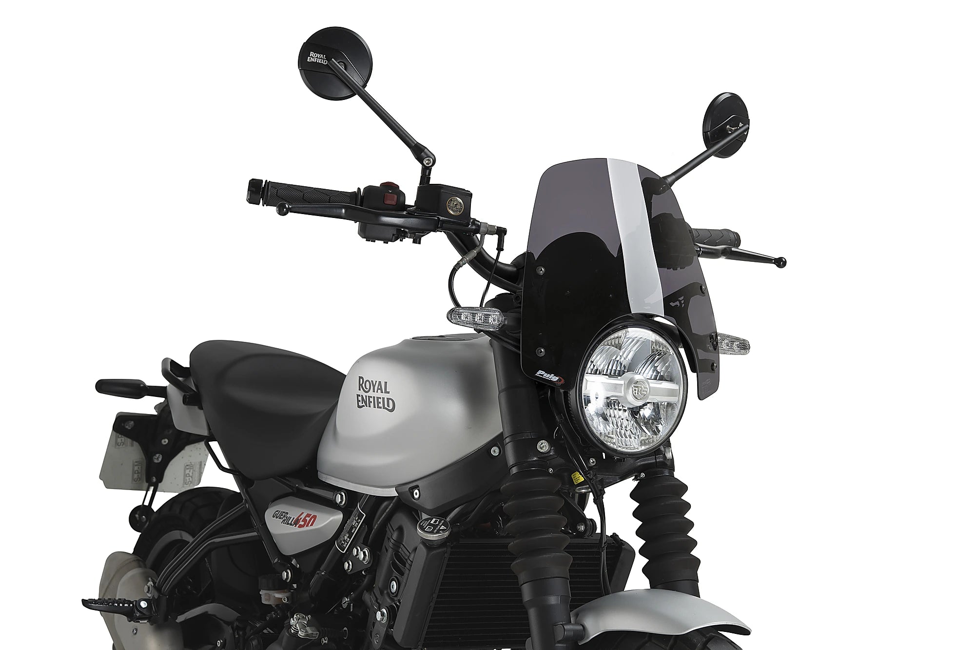 Puig Sport Screen | Dark Smoke | Royal Enfield Guerrilla 450 2024>Current