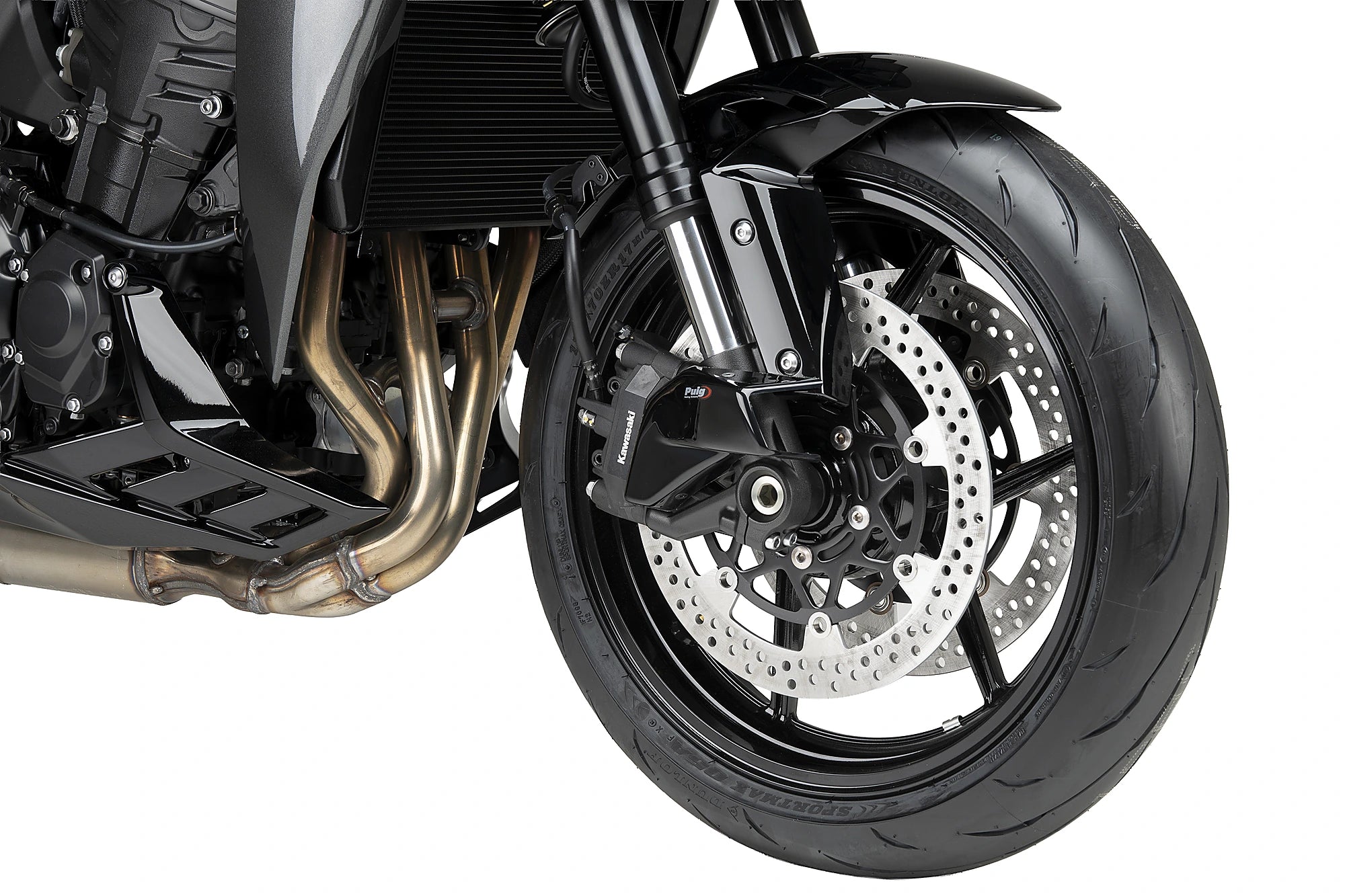 Puig Brake Duct | Gloss Black | Kawasaki Z1100/Z1100 SE 2026>Current - Pyramid Motorcycle Accessories