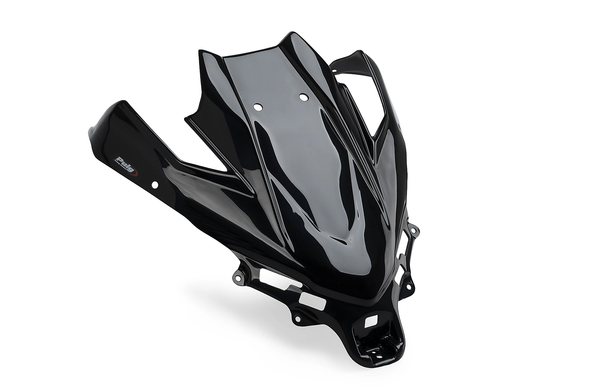 Puig Sport Plus Front Deflector | Gloss Black | Yamaha TMAX 560 2025>Current - Pyramid Motorcycle Accessories