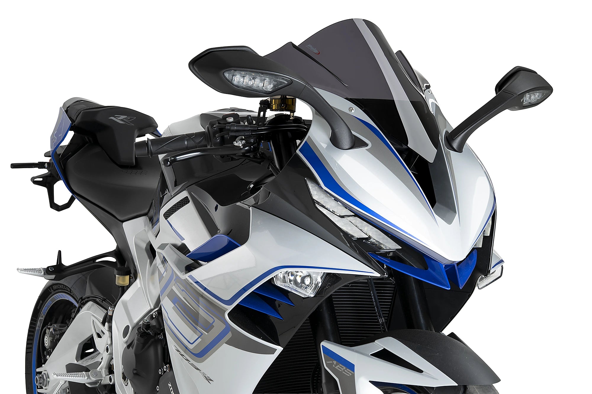 Puig Z-Racing Screen | Dark Smoke | Zontes ZT703-RR 2024>Current - Pyramid Motorcycle Accessories