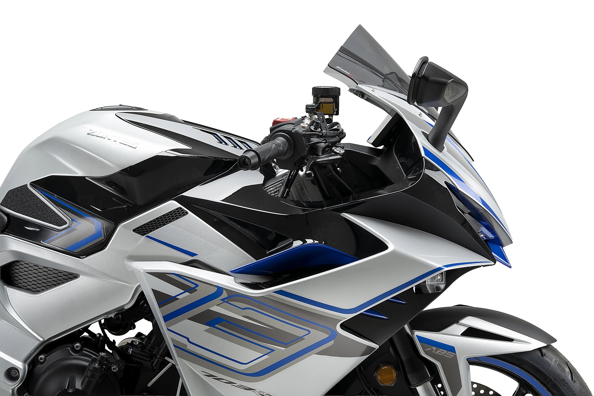 Puig Z-Racing Screen | Light Smoke | Zontes ZT703-RR 2024>Current - Pyramid Motorcycle Accessories
