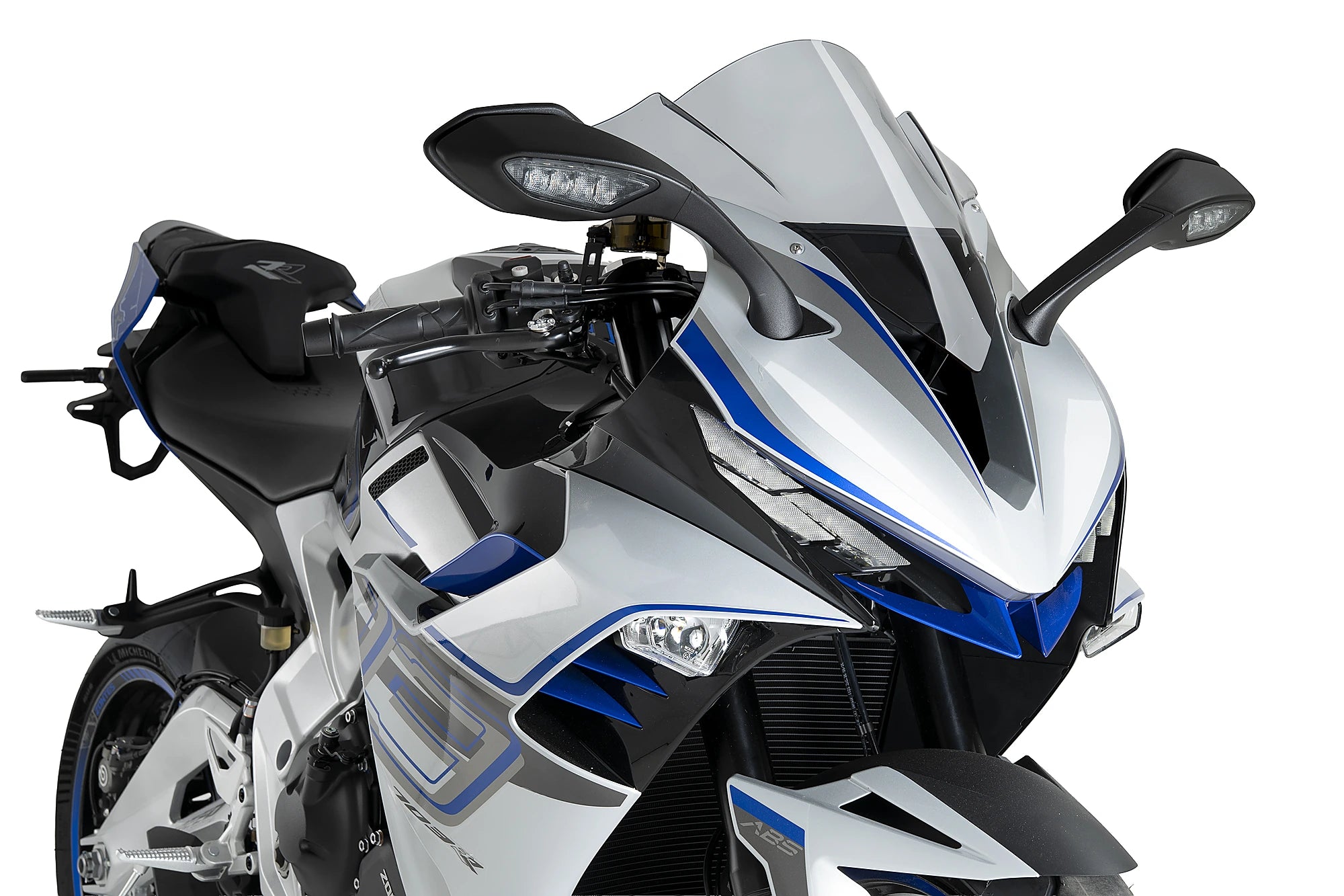 Puig Z-Racing Screen | Light Smoke | Zontes ZT703-RR 2024>Current - Pyramid Motorcycle Accessories
