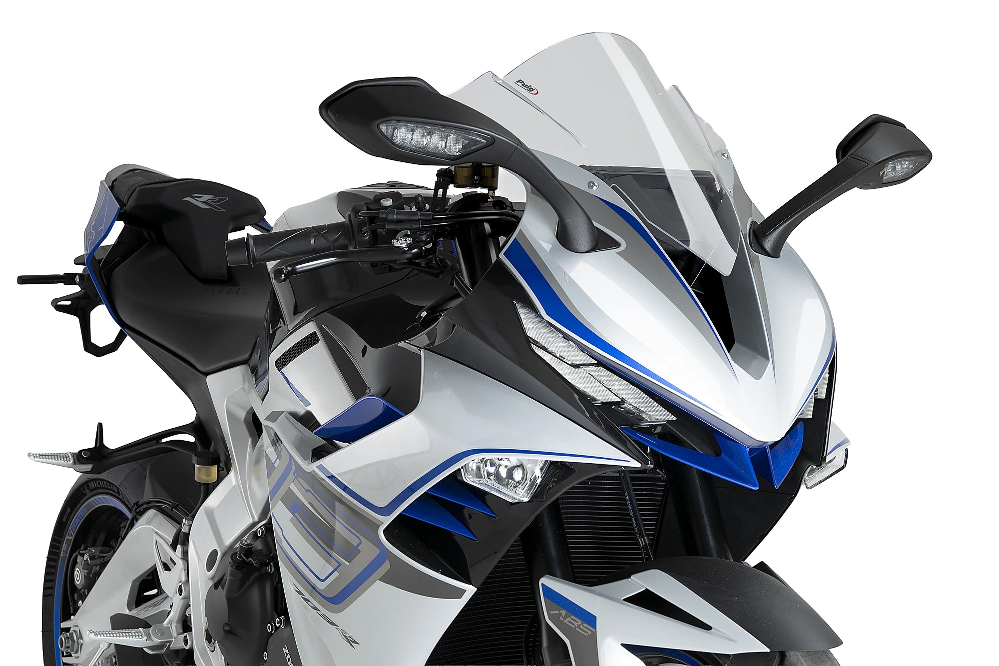 Puig Z-Racing Screen | Clear | Zontes ZT703-RR 2024>Current - Pyramid Motorcycle Accessories