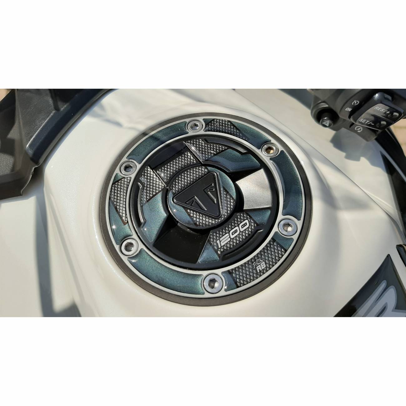 Resin Bike 3D Motorcycle Stickers - Fuel Cap | Triumph Tiger 1200 2018>2020 RB-B458P428 - Pyramid Motorcycle Accessories