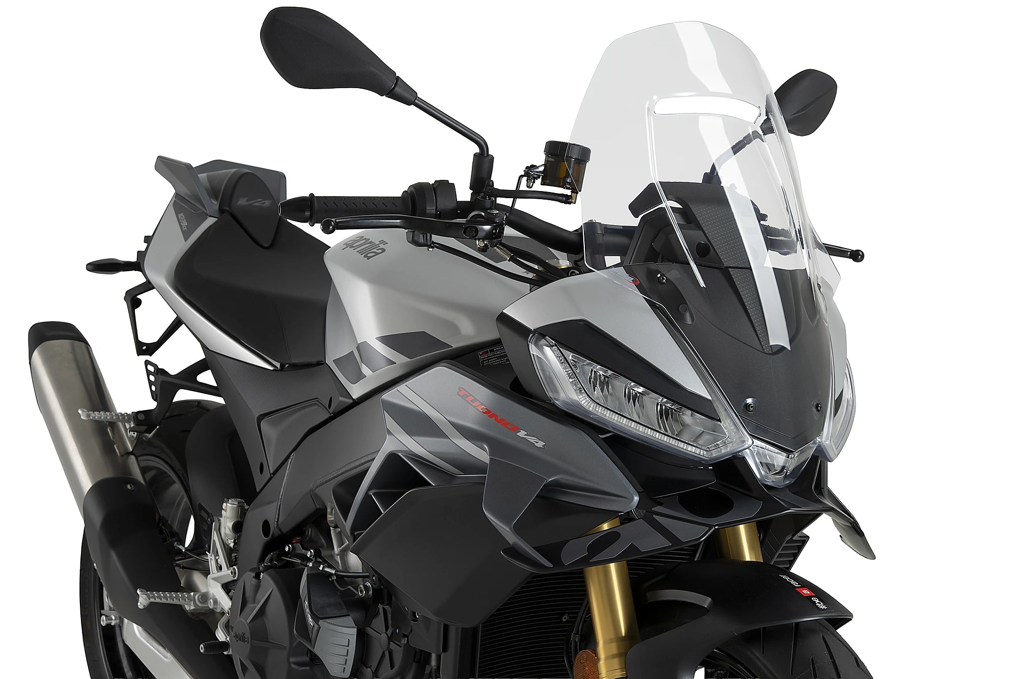 Puig Touring Screen | Clear | Aprilia Tuono V4 1100 inc. Factory 2025>Current - Pyramid Motorcycle Accessories