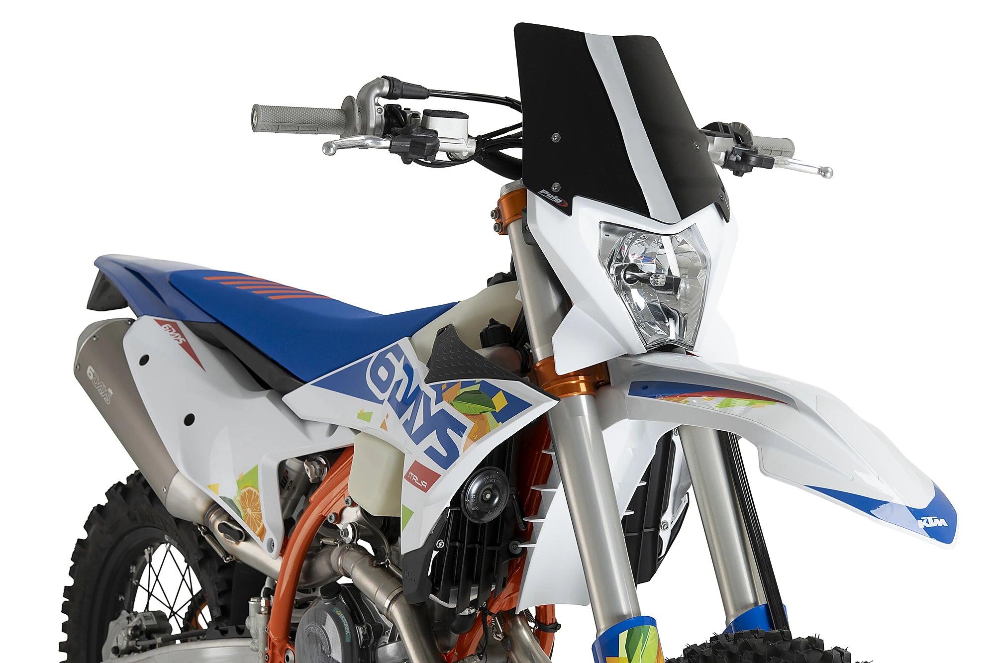 Puig Sport Screen | Black (Opaque) | KTM 300 EXC / 250-350-450-500 EXC-F