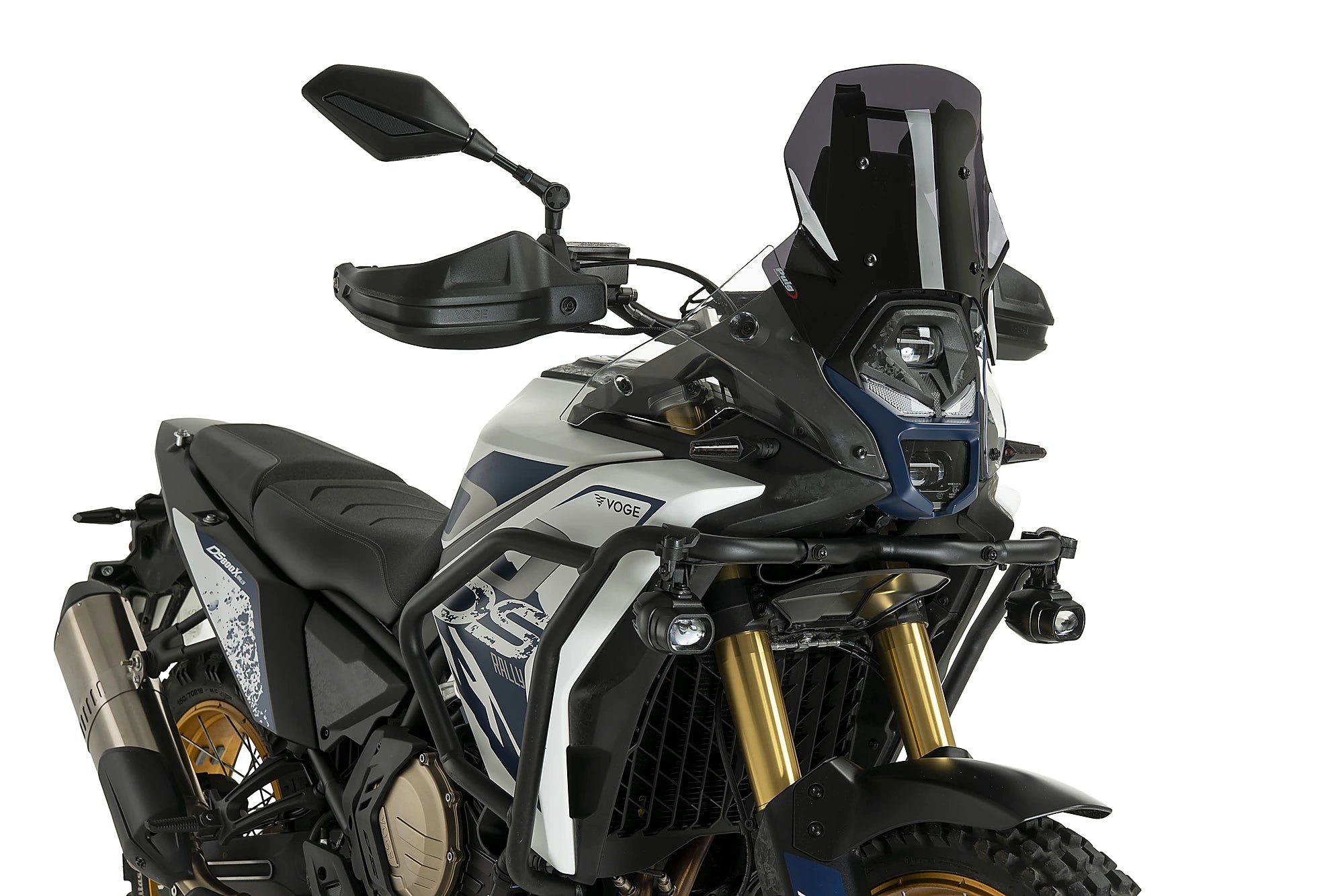 Puig Sport Screen | Dark Smoke | Voge DS800/800X Rally 2025>Current - Pyramid Motorcycle Accessories
