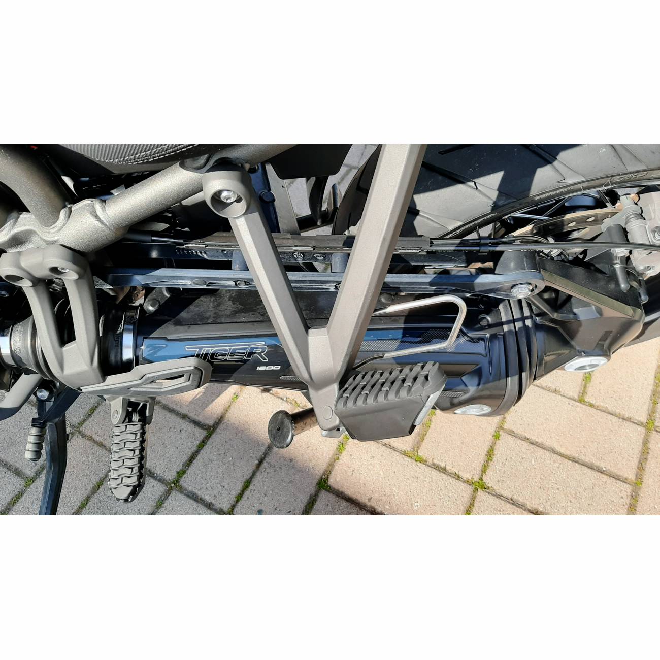 Resin Bike 3D Motorcycle Stickers - Swingarm | Triumph Tiger 1200 2018>2020 - Pyramid Motorcycle Accessories