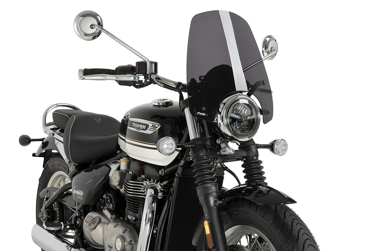 Puig Touring Screen | Dark Smoke | Triumph Bonneville Speedmaster