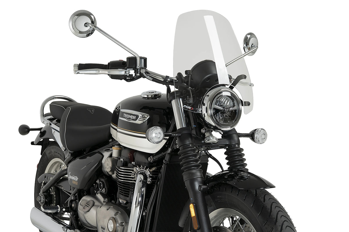 Puig Touring Screen | Clear | Triumph Bonneville Speedmaster