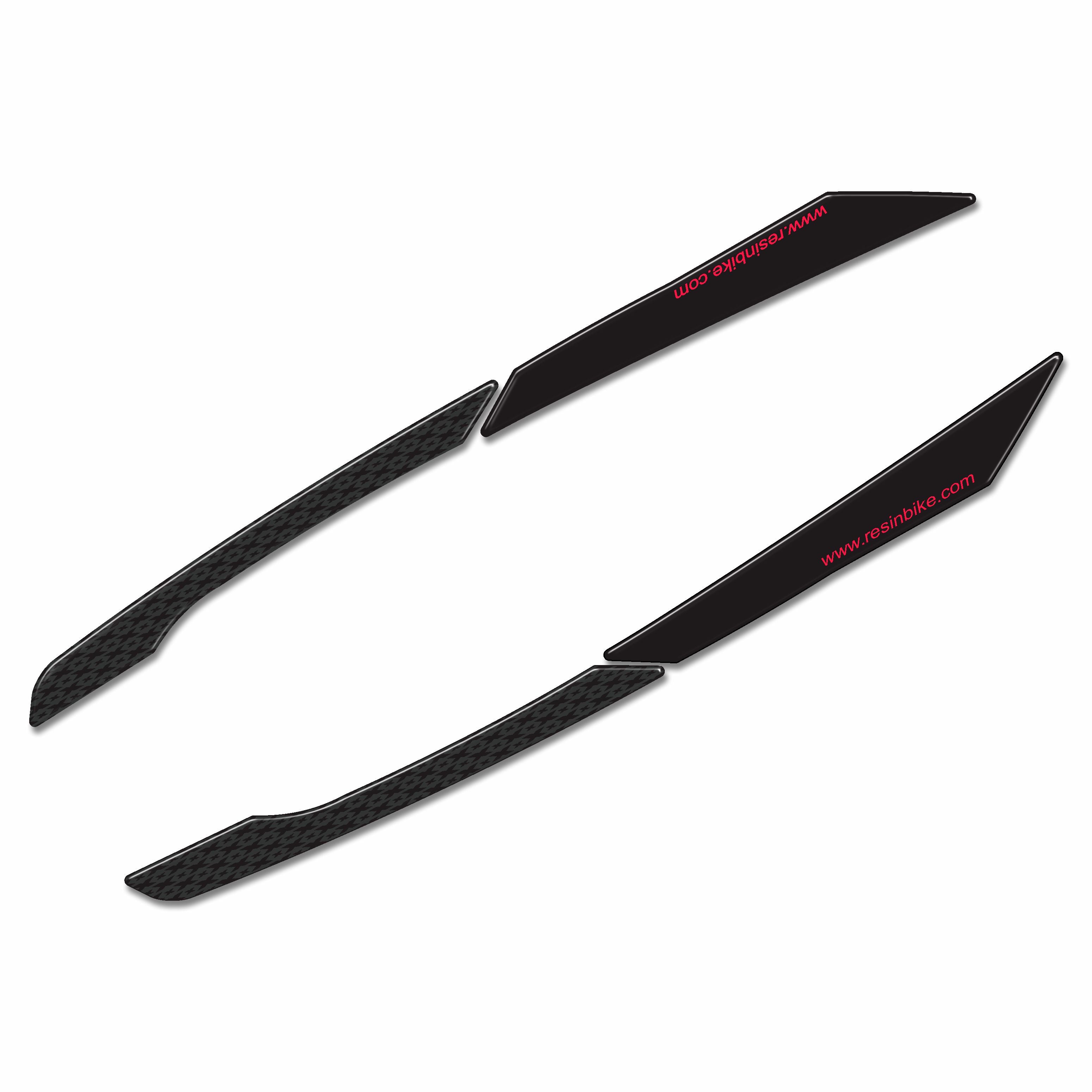 Resin Bike 3D Motorcycle Stickers - Passenger Handles | Honda CB 500 X 2019>2020 - Pyramid Motorcycle Accessories