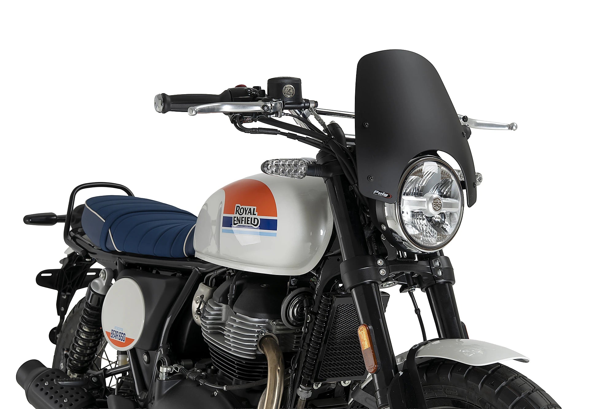 Puig Sport Screen | Matte Black | Royal Enfield Bear 650 2025>Current