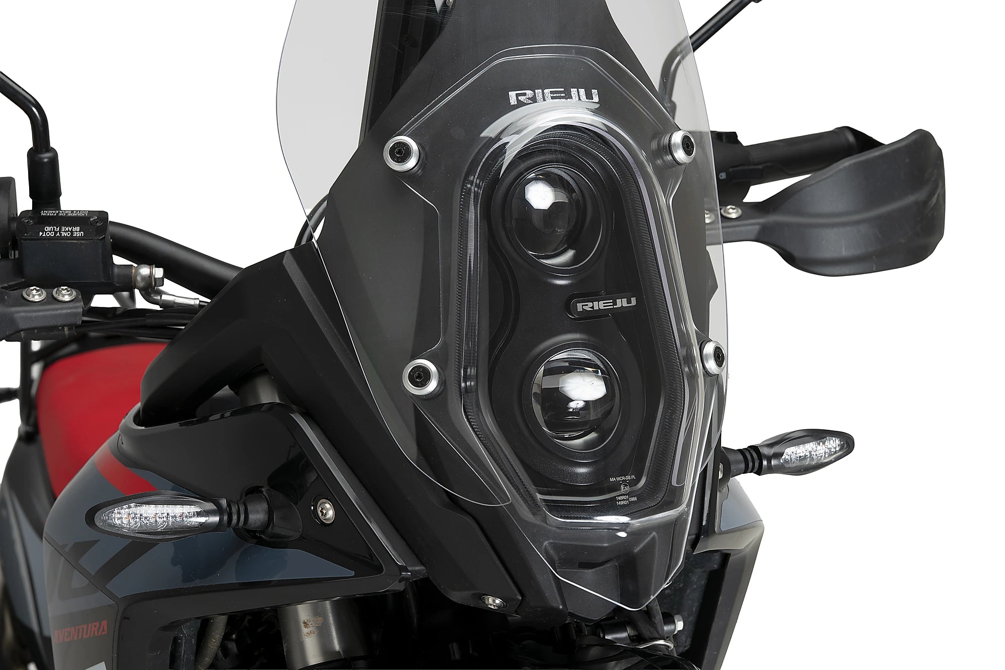 Puig Headlight Protector | Clear | Rieju Aventura Rally 307/Aventura Rally 307 R 2025>Current