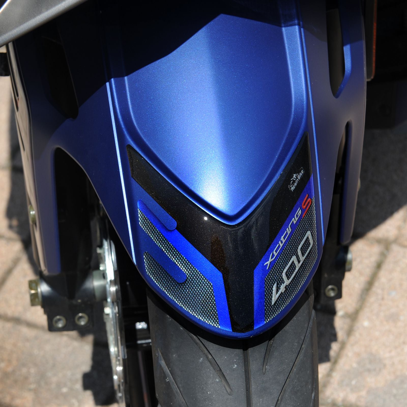 Resin Bike 3D Motorcycle Stickers - Front Fender | Kymco Xciting 400i S 2019>2020 RB-B9O98865 - Pyramid Motorcycle Accessories