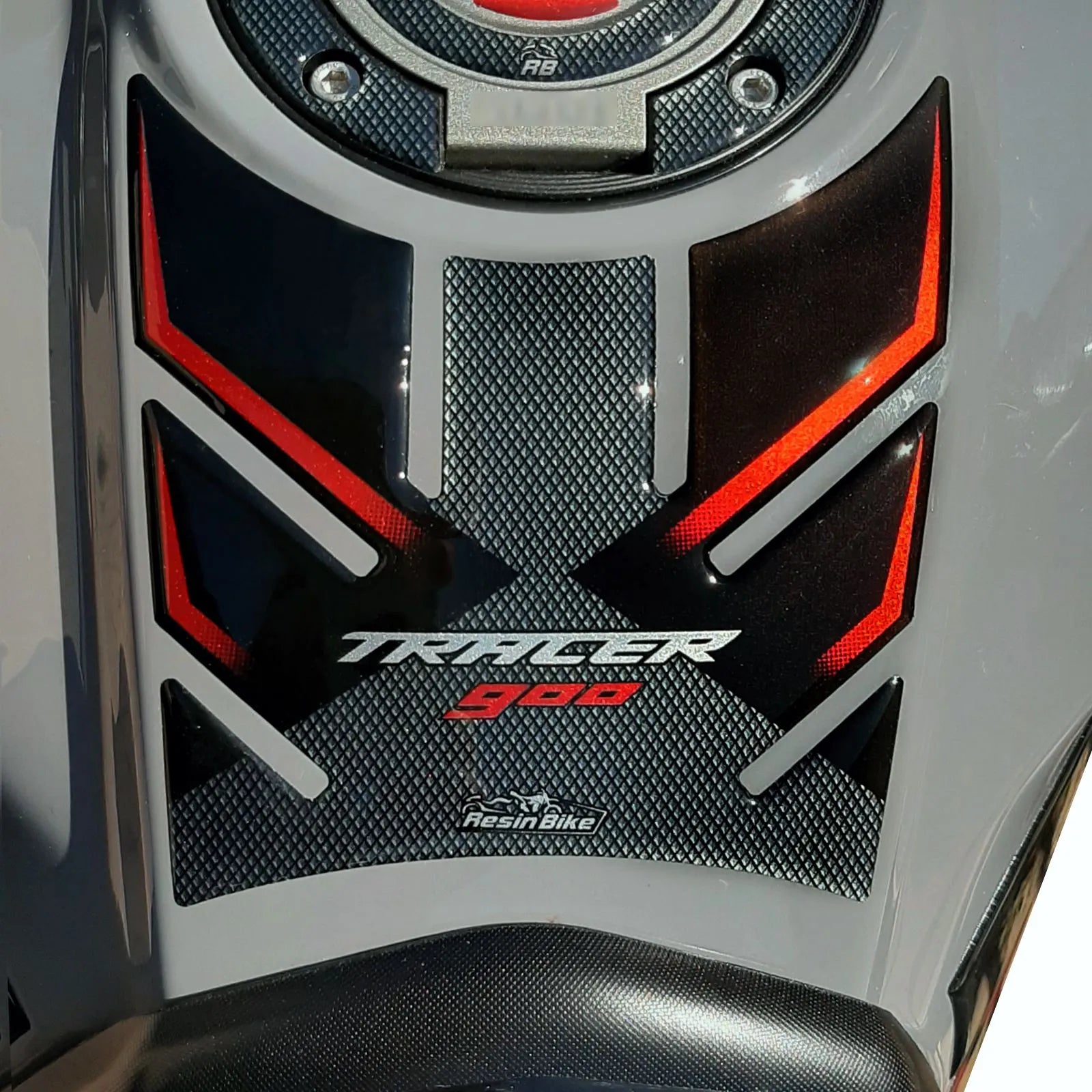 Resin Bike 3D Motorcycle Stickers - Tank Pad | Yamaha Tracer 900 2018>2020 - Pyramid Motorcycle Accessories