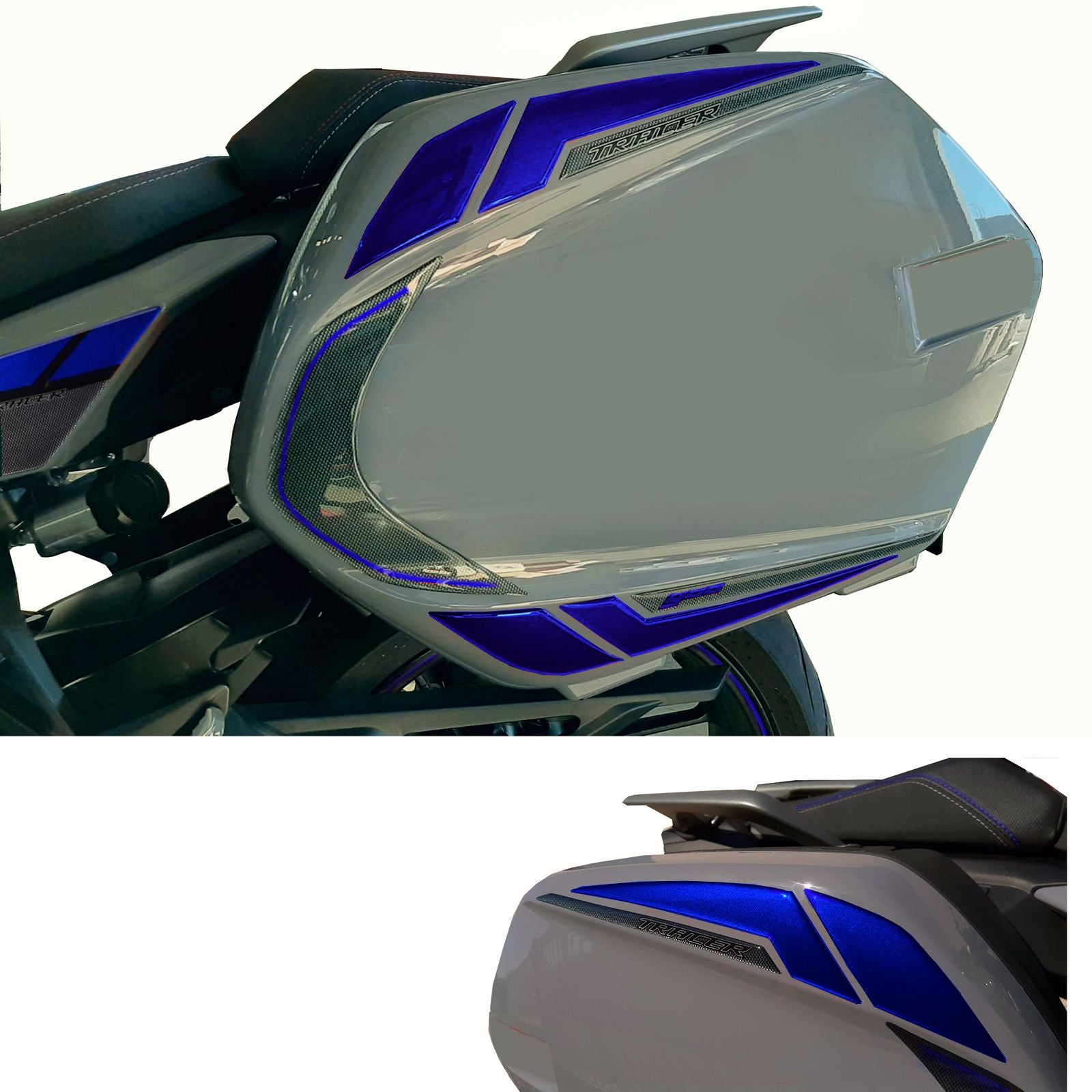 Resin Bike 3D Motorcycle Stickers - Panniers | Yamaha Tracer 900 2018>2020 RB-BX955195 - Pyramid Motorcycle Accessories