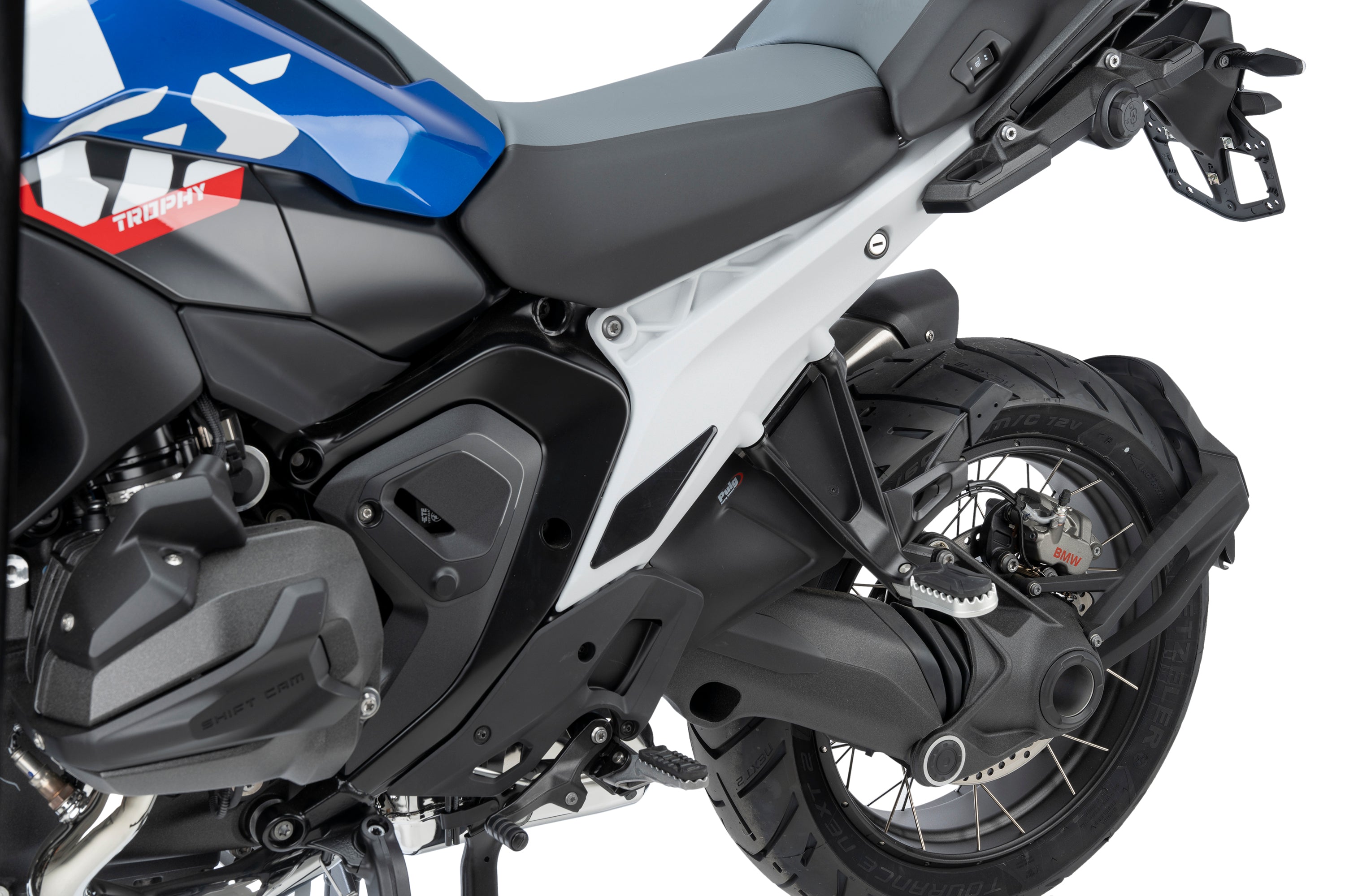Puig Rear Lower Wind Deflectors | Matte Black | BMW R1300GS 2023>Current - Pyramid Motorcycle Accessories