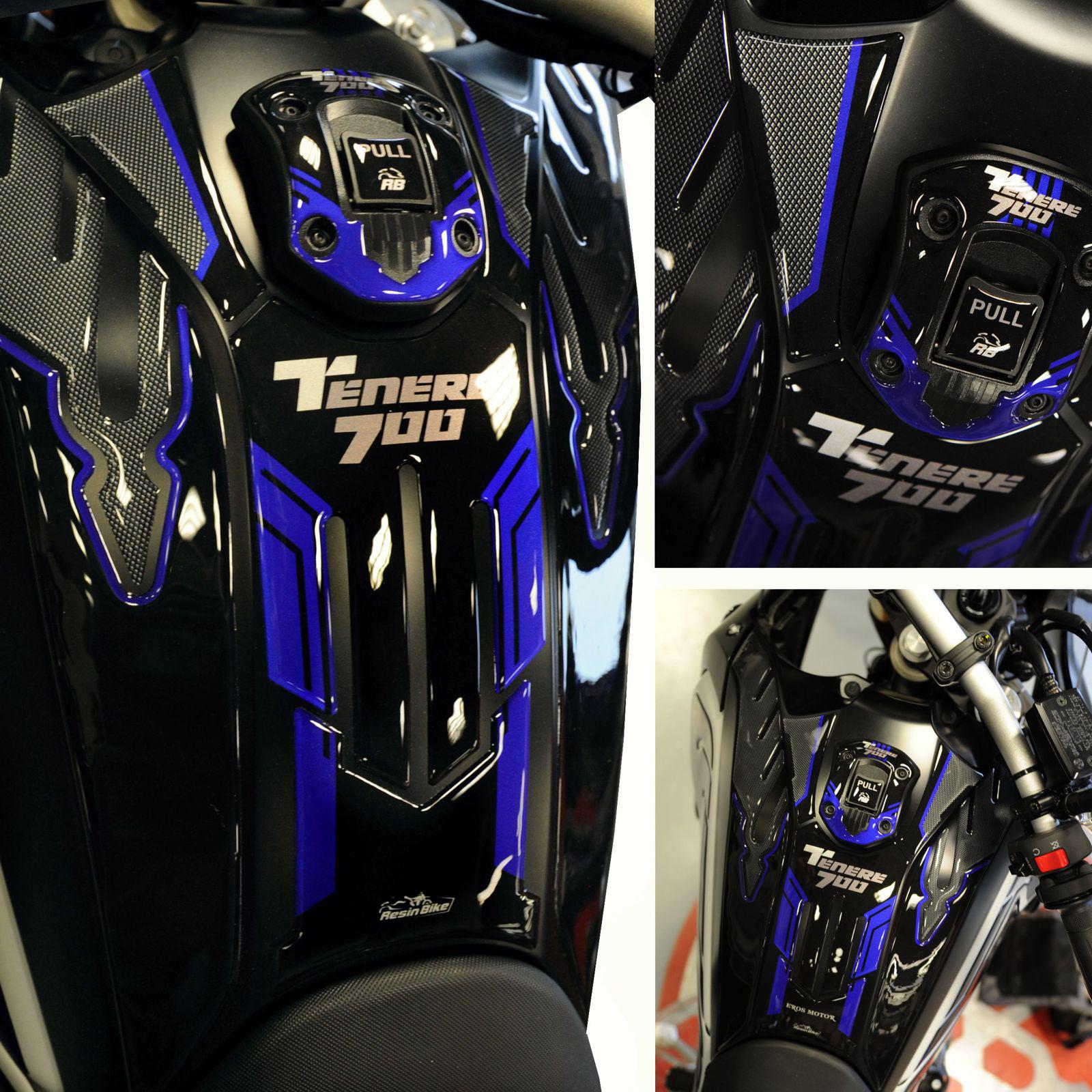 Resin Bike 3D Motorcycle Stickers - Tank Pad | Yamaha Tenere 700 2019>2020 RB-B75333X1 - Pyramid Motorcycle Accessories