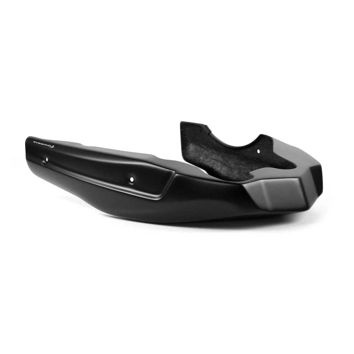 Pyramid Belly Pan | Matte Black | BMW F 900 R 2020>Current - Pyramid Motorcycle Accessories
