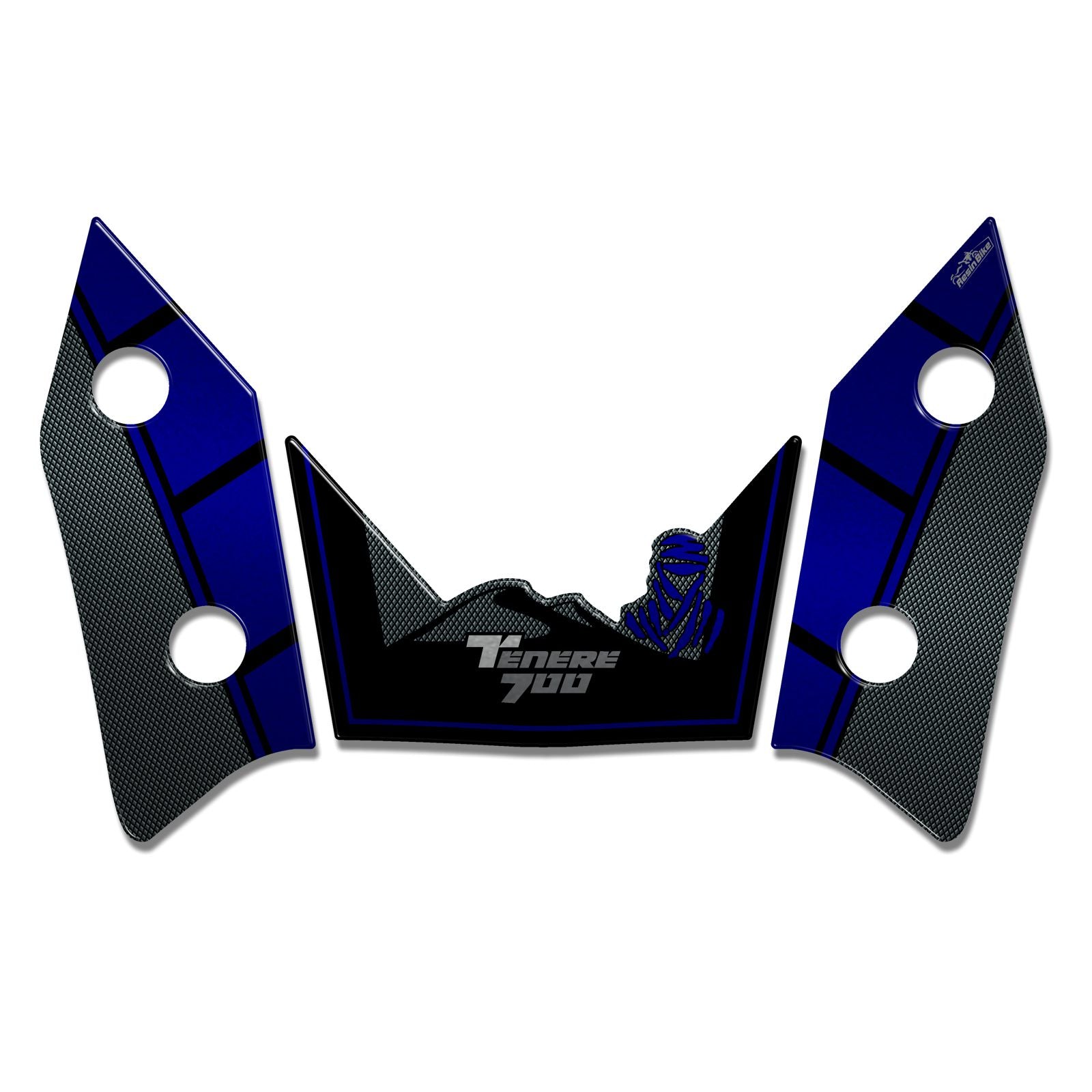 Resin Bike 3D Motorcycle Stickers - Windshield | Yamaha Tenere 700 2019>2020 RB-B85E2135 - Pyramid Motorcycle Accessories
