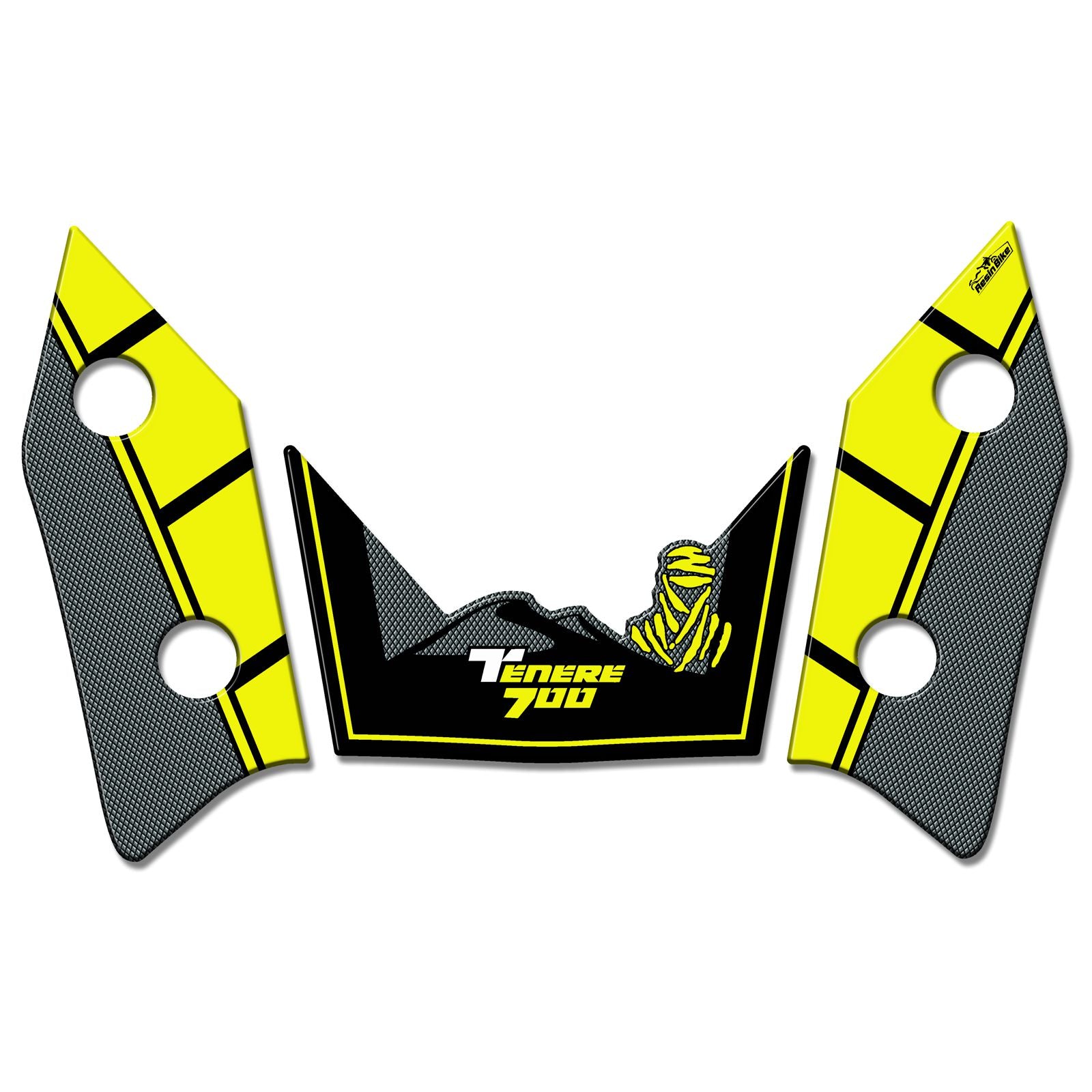 Resin Bike 3D Motorcycle Stickers - Windshield | Yamaha Tenere 700 2019>2020 RB-B835I743 - Pyramid Motorcycle Accessories