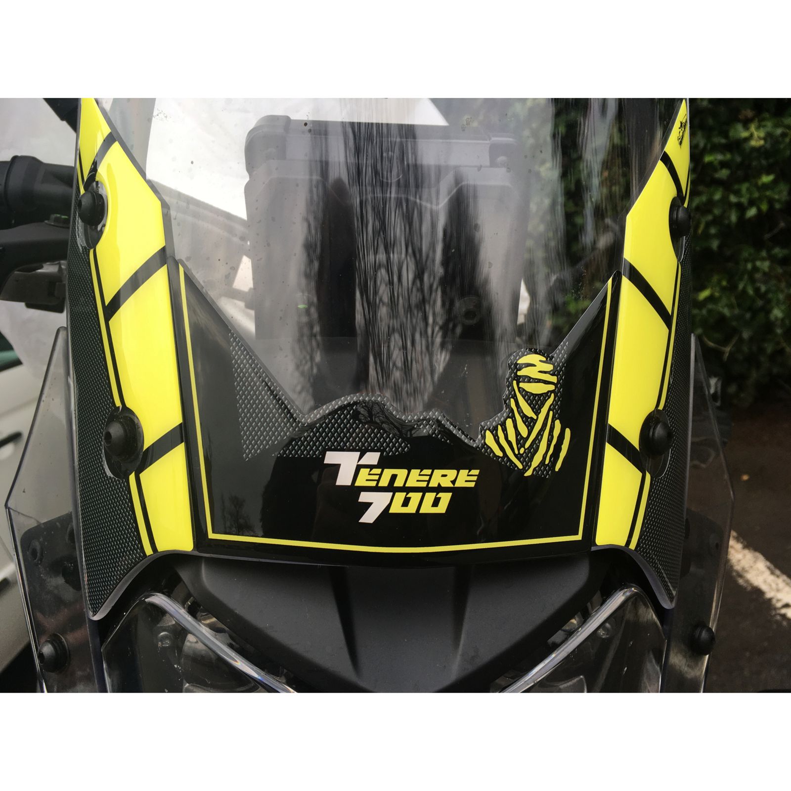 Resin Bike 3D Motorcycle Stickers - Windshield | Yamaha Tenere 700 2019>2020 RB-B835I743 - Pyramid Motorcycle Accessories