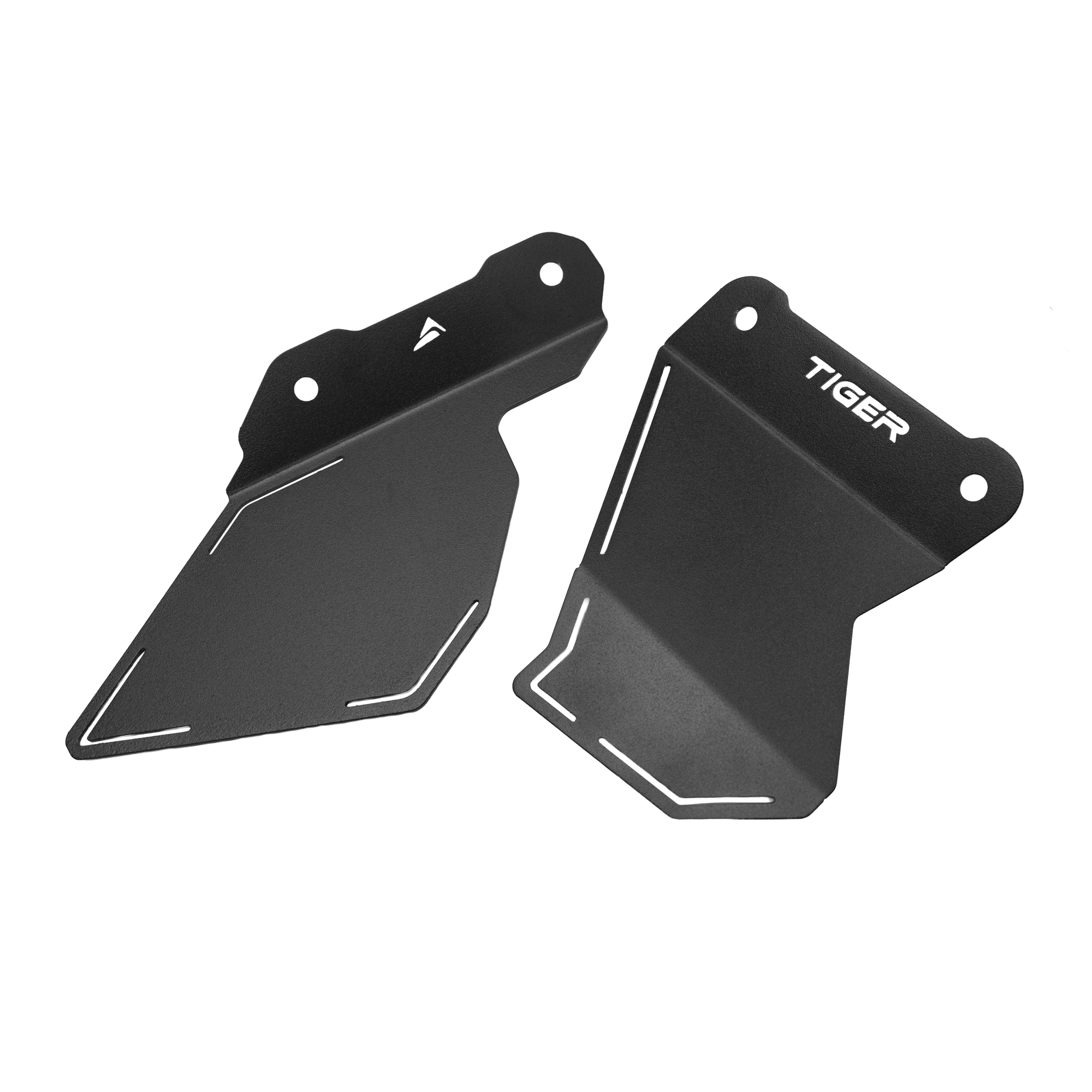 Pyramid Infill Panels | Matte Black | Triumph Tiger Sport 800 2025>Current - Pyramid Motorcycle Accessories